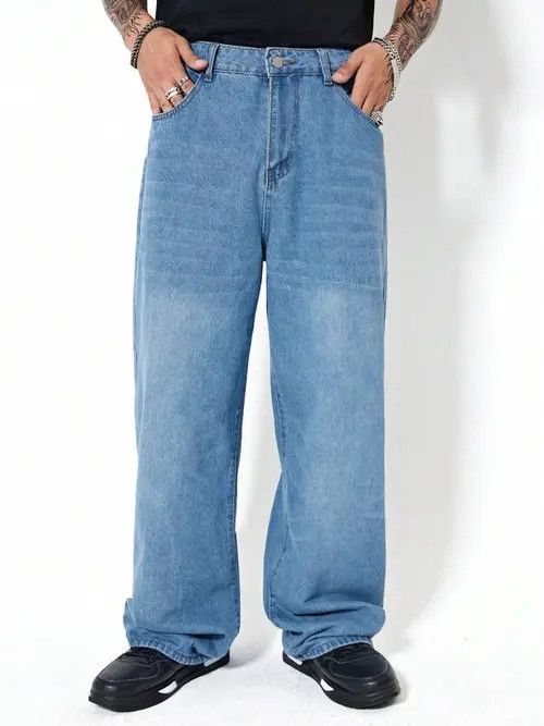 Jean × Vintage Vintage Washed Baggy Denim Jeans Skate Size US 32 / EU 48 - 3 Thumbnail