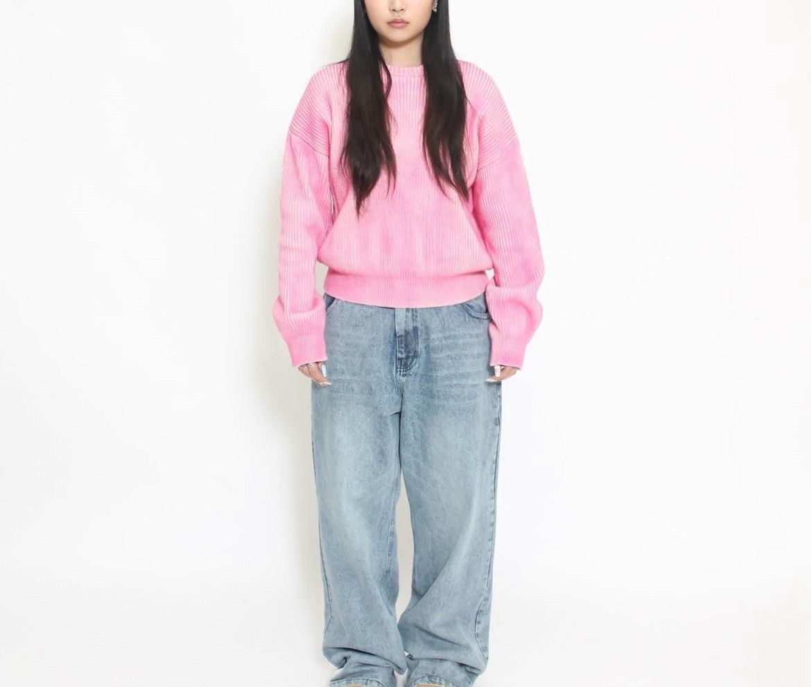 Other Up To Us Pink Knit Sweater Size US L / EU 52-54 / 3 - 1 Thumbnail