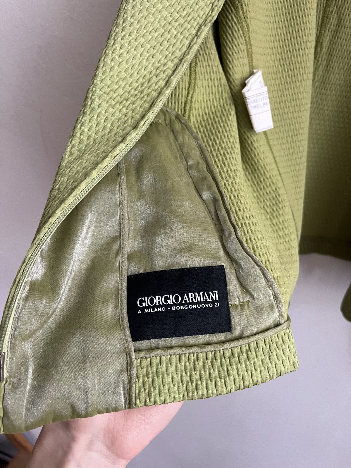 Giorgio Armani Giorgio Armani 2000s light jacket with extended hood Size M / US 6-8 / IT 42-44 - 7 Thumbnail