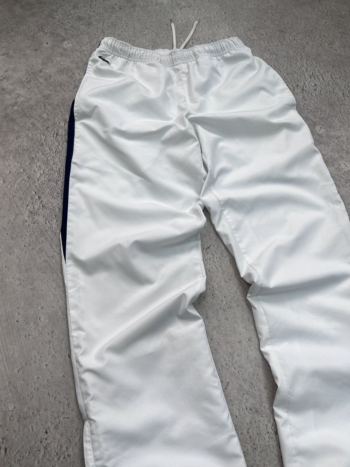 Japanese Brand × Lacoste Vintage Y2K Lacoste Nylon TRACK BAGGY pants 90s rare Size US 30 / EU 46 - 4 Thumbnail