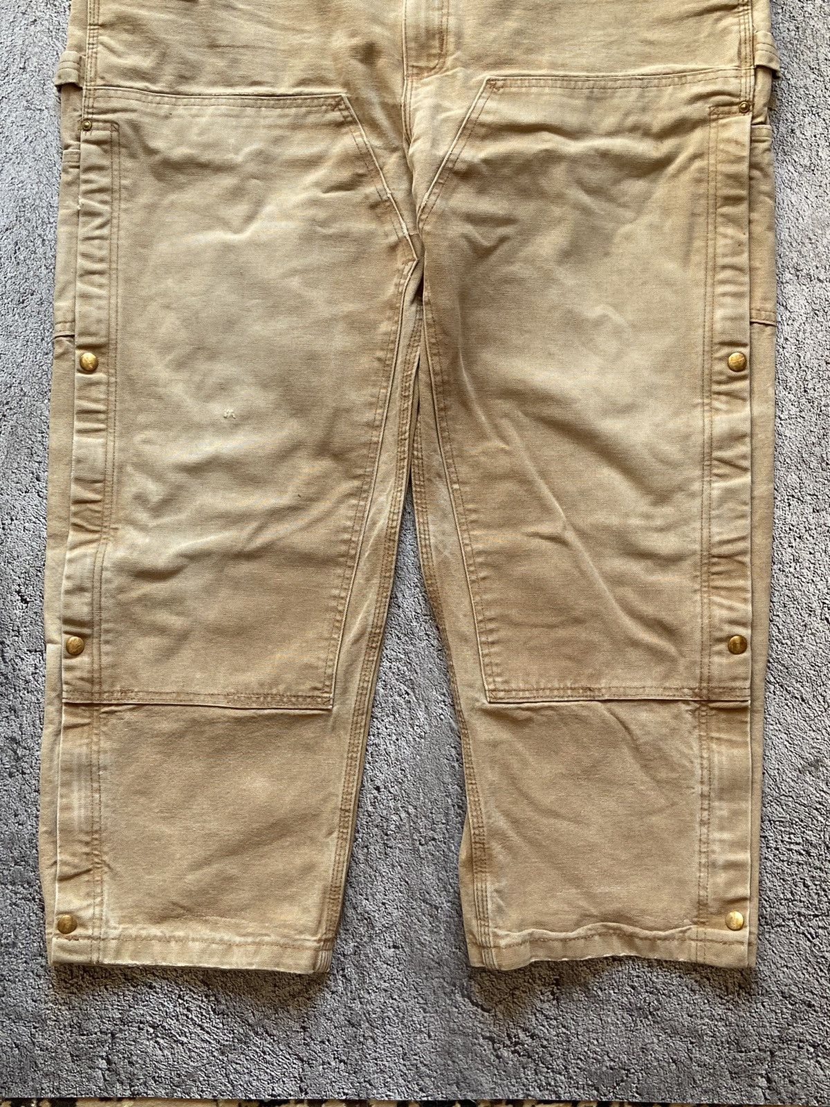 Carhartt × Vintage Vintage 80s Carhartt Archival Faded Distressed Overall Size US 40 / EU 56 - 5 Thumbnail
