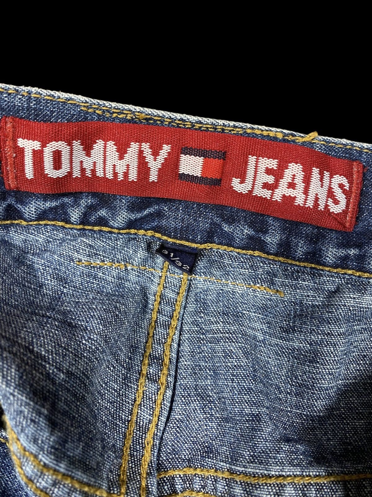 Tommy Jeans × Vintage Vintage Y2K Tommy Hilfiger Carpenter Baggy jeans Size US 31 - 3 Thumbnail