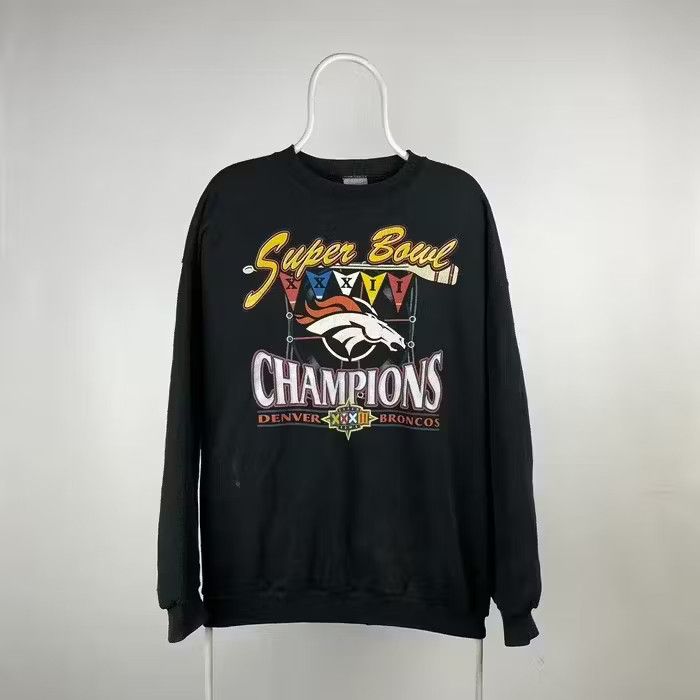 Band Tees Vintage super bowl 1998 Denver Broncos sweatshirt size XL Size US XL / EU 56 / 4 - 1 Thumbnail