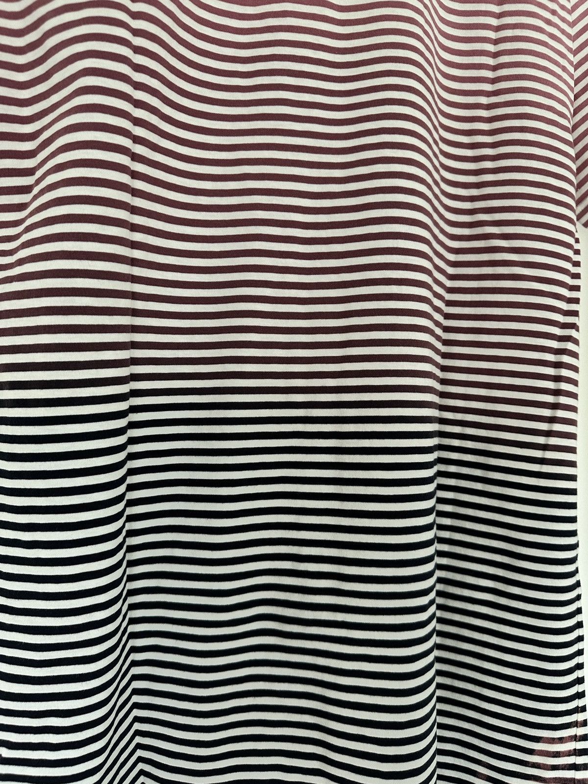 Balmain Balmain Paris striped T-shirt with button detail Size US M / EU 48-50 / 2 - 7 Thumbnail