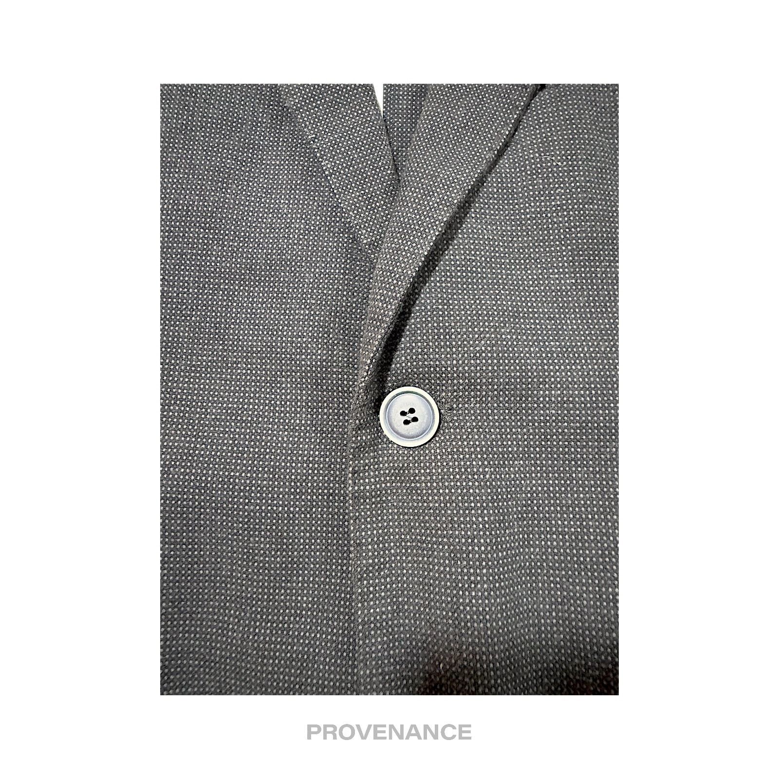 Manuel Ritz 🔴 Manuel Ritz Blazer Jacket Coat - Navy Blue Twill 38 48 R Size US M / EU 48-50 / 2 - 9 Thumbnail