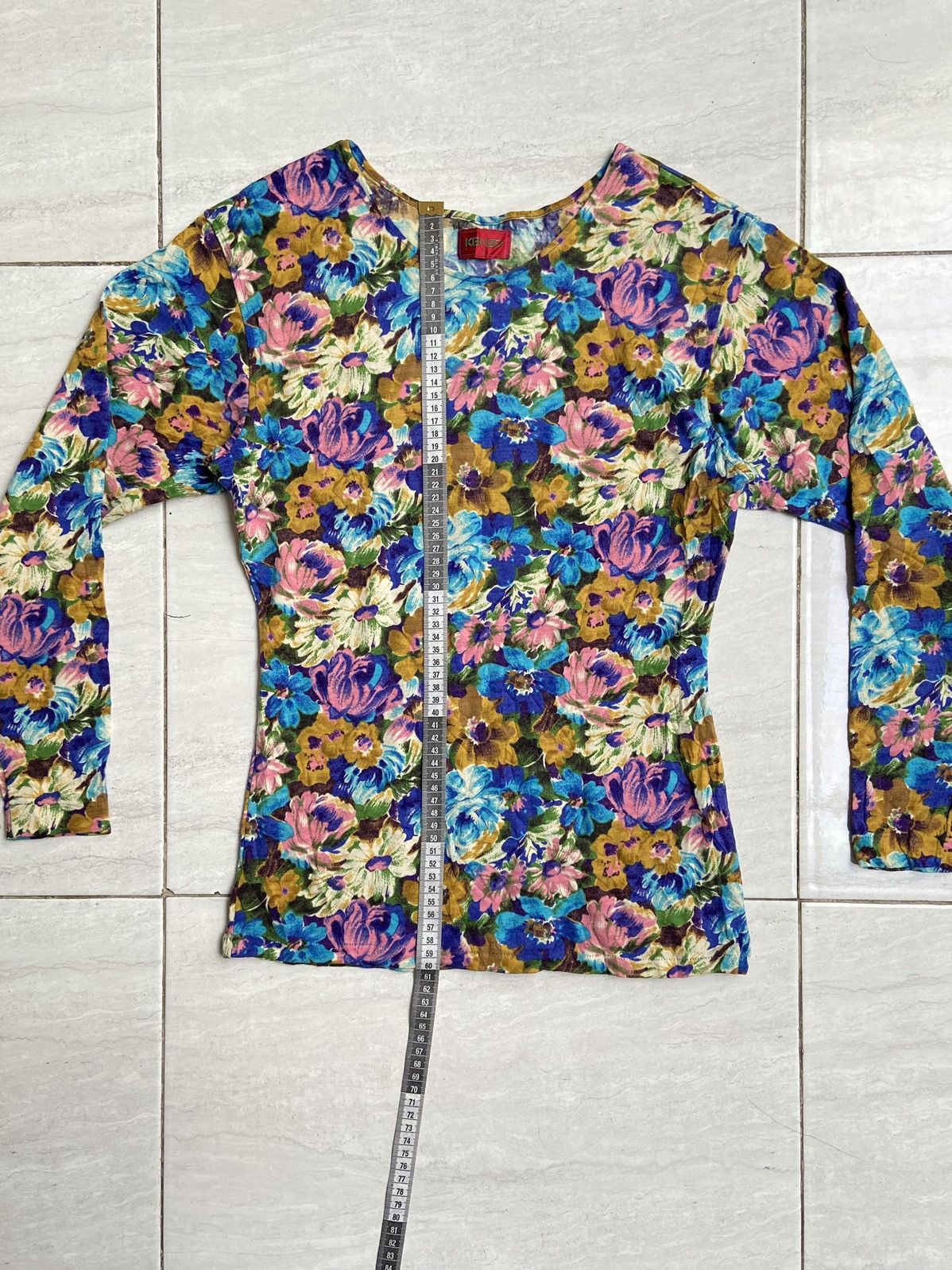 Kenzo KENZO Flower Patterned T-Shirt Size US XS / EU 42 / 0 - 7 Thumbnail