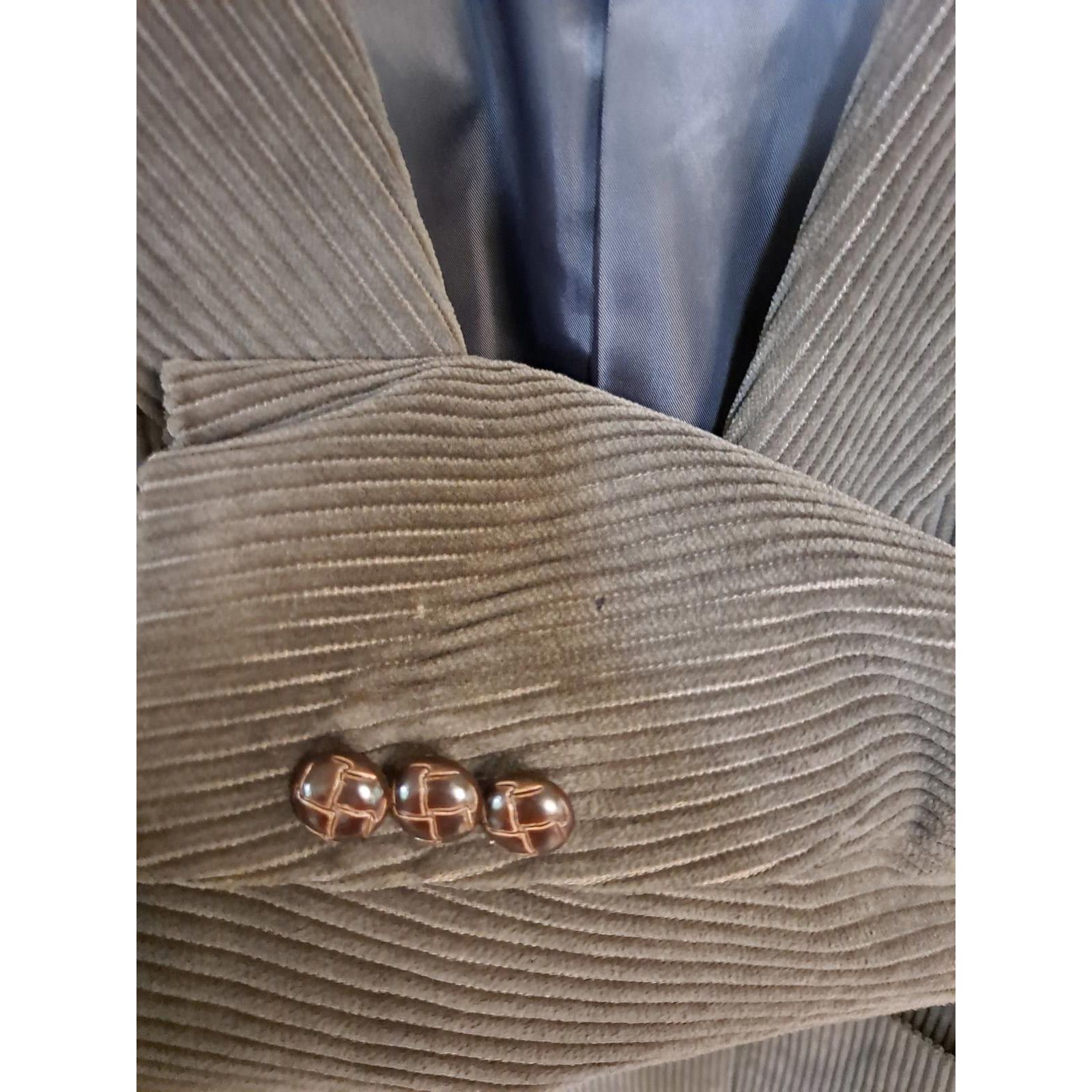Other Giorgio Giovanni Tan 2 Button Corduroy Blazer Size 40R Size 40R - 2 Thumbnail