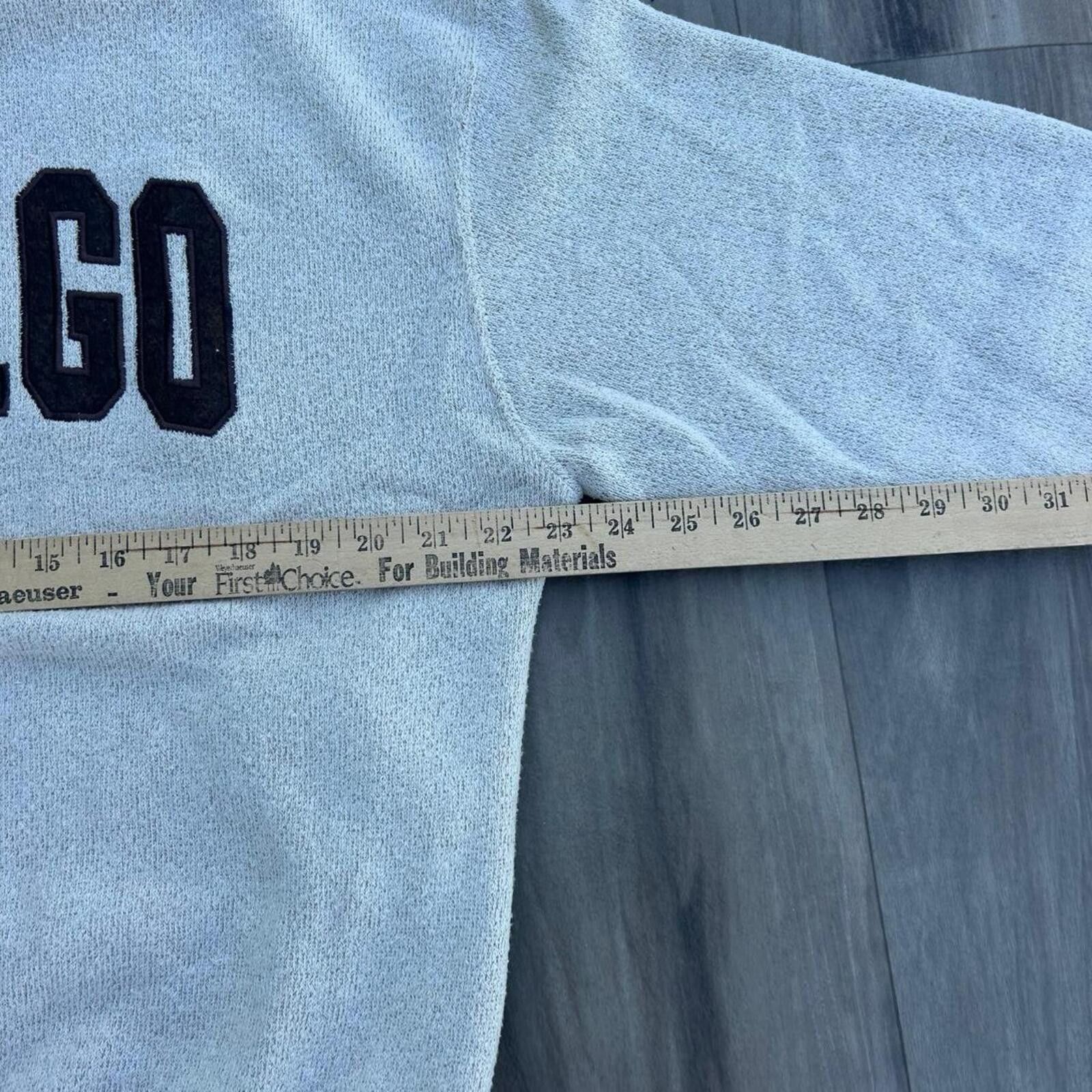 Other Vintage y2k Tan Brown Chicago Sweatshirt Embroidered size L Size US L / EU 52-54 / 3 - 6 Thumbnail