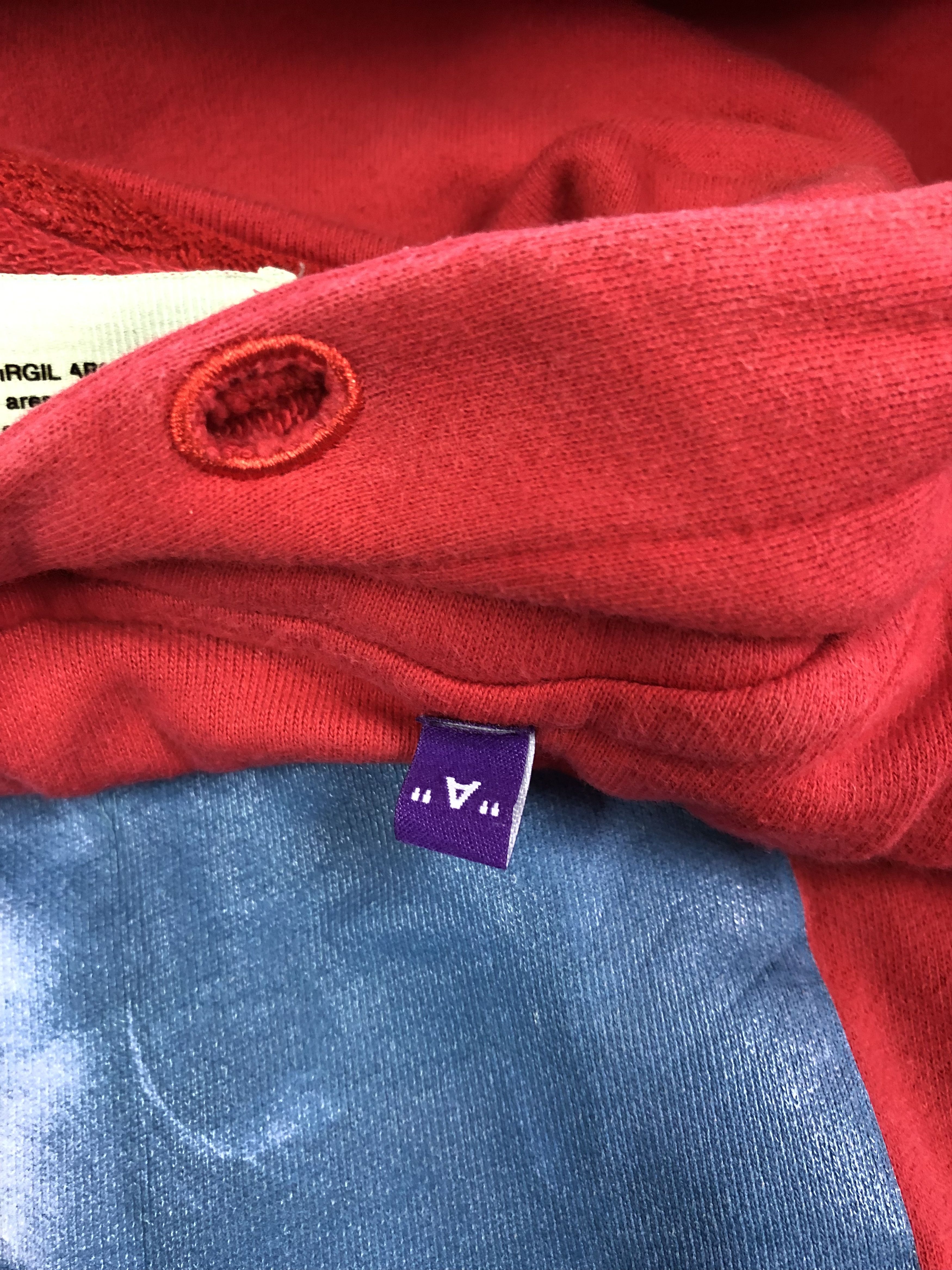 Japanese Brand Off White x Virgil Obloh Benini Hoodie Size US L / EU 52-54 / 3 - 13 Thumbnail