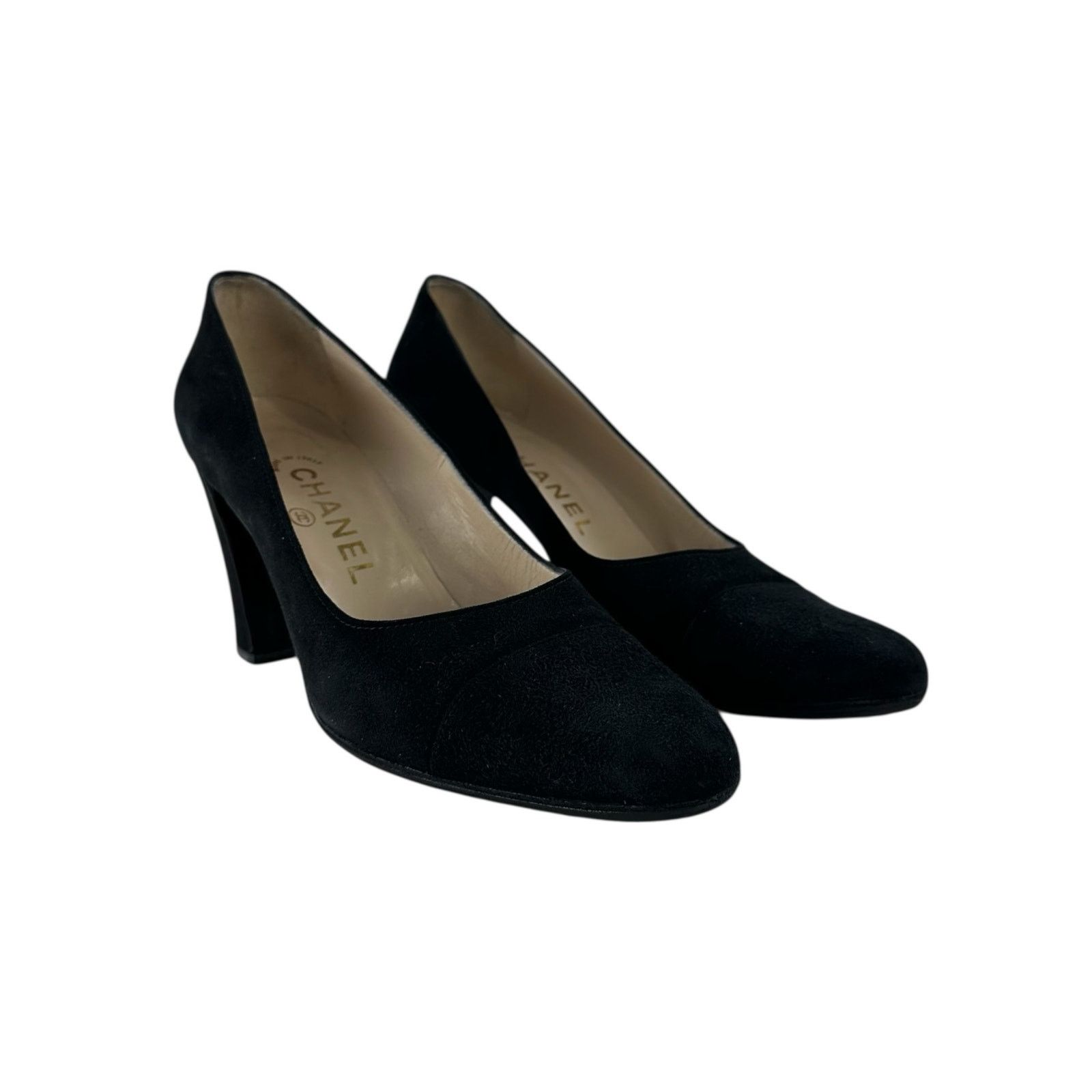 Chanel Chanel Suede Heels Size US 7.5 / IT 37.5 - 1 Thumbnail