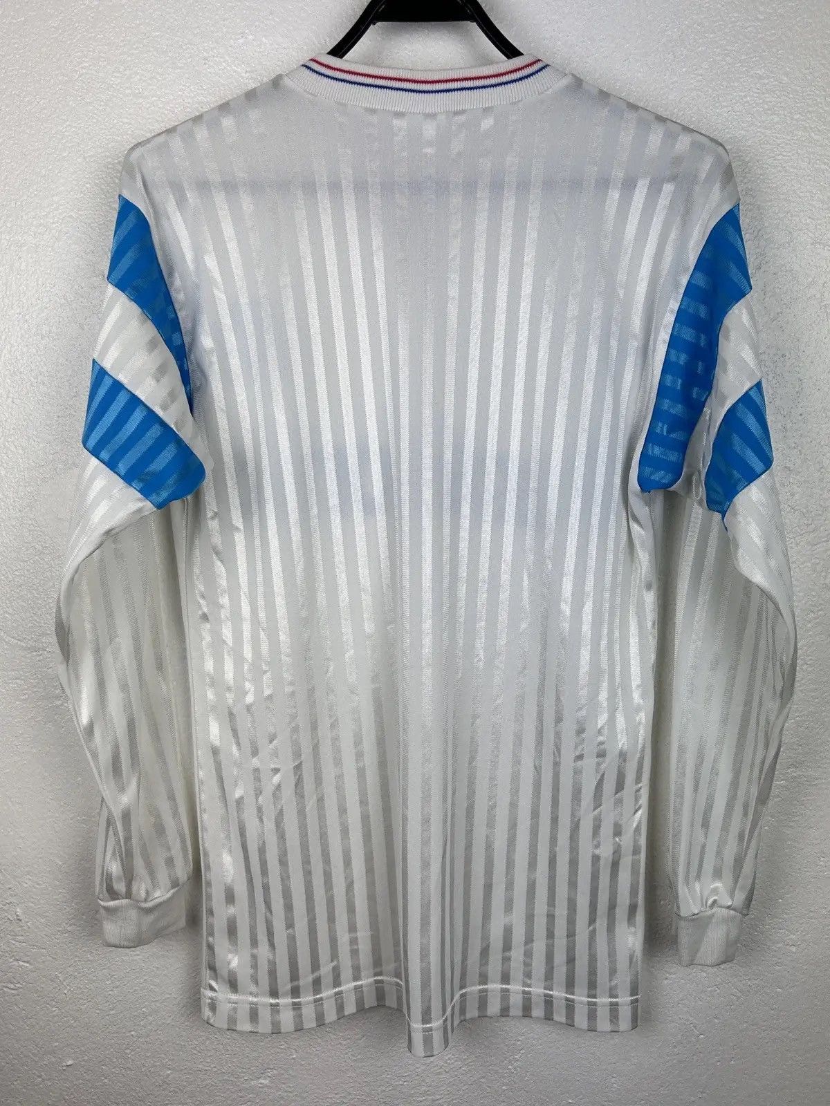 Adidas Adidas Olimpique De Marseille 1989/90 Home Kit L/S Jersey Size US S / EU 44-46 / 1 - 5 Thumbnail