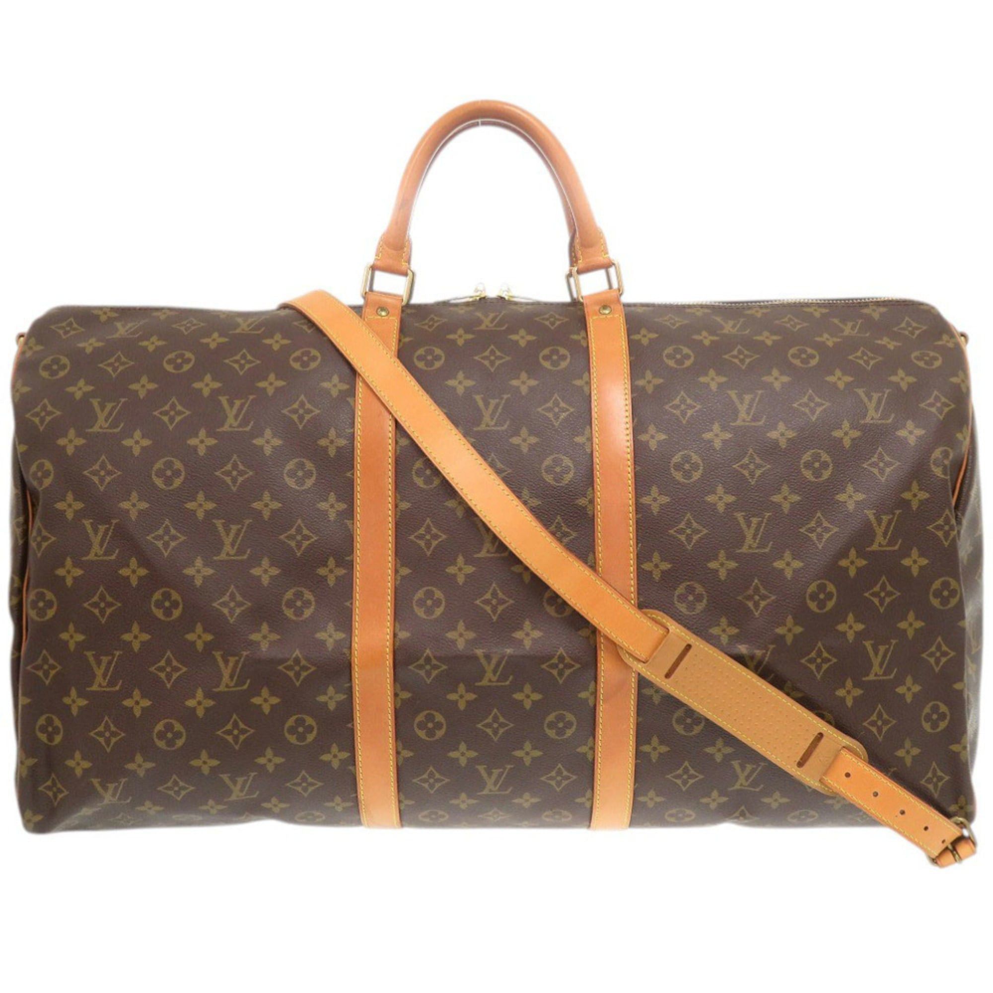 Louis Vuitton Louis Vuitton Keepall Bandouliere 60 Monogram Boston Bag M41412 LV 0452 Size ONE SIZE - 1 Thumbnail
