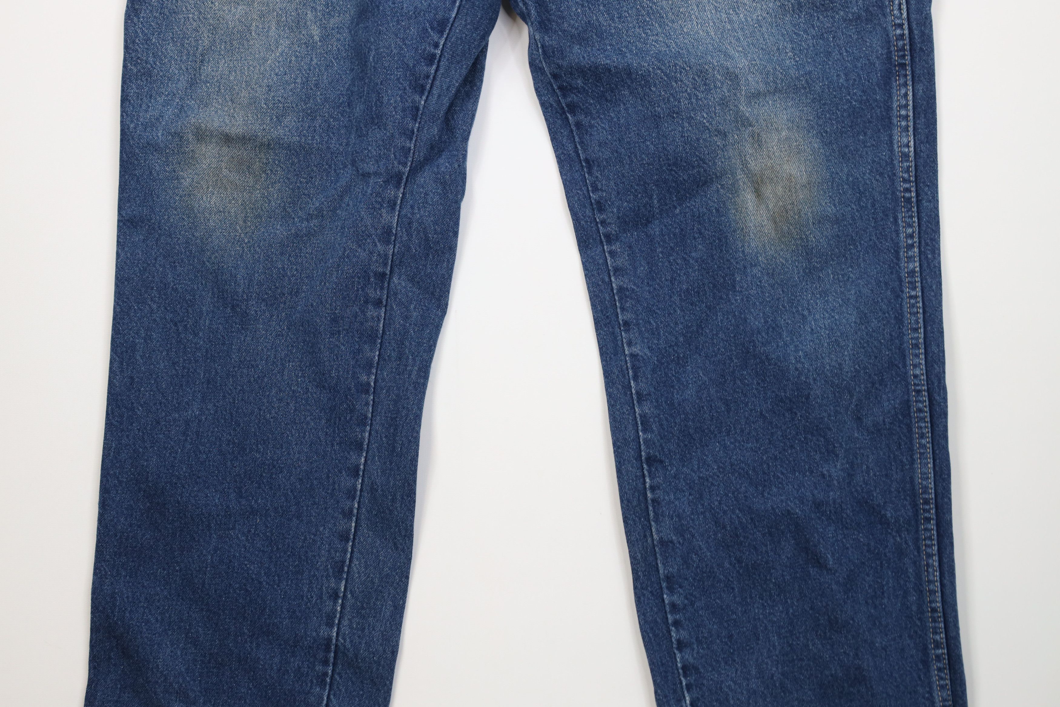 Dickies Vintage 90s Dickies Bootcut Denim Jeans Blue Cotton Workwear Size US 38 / EU 54 - 3 Thumbnail