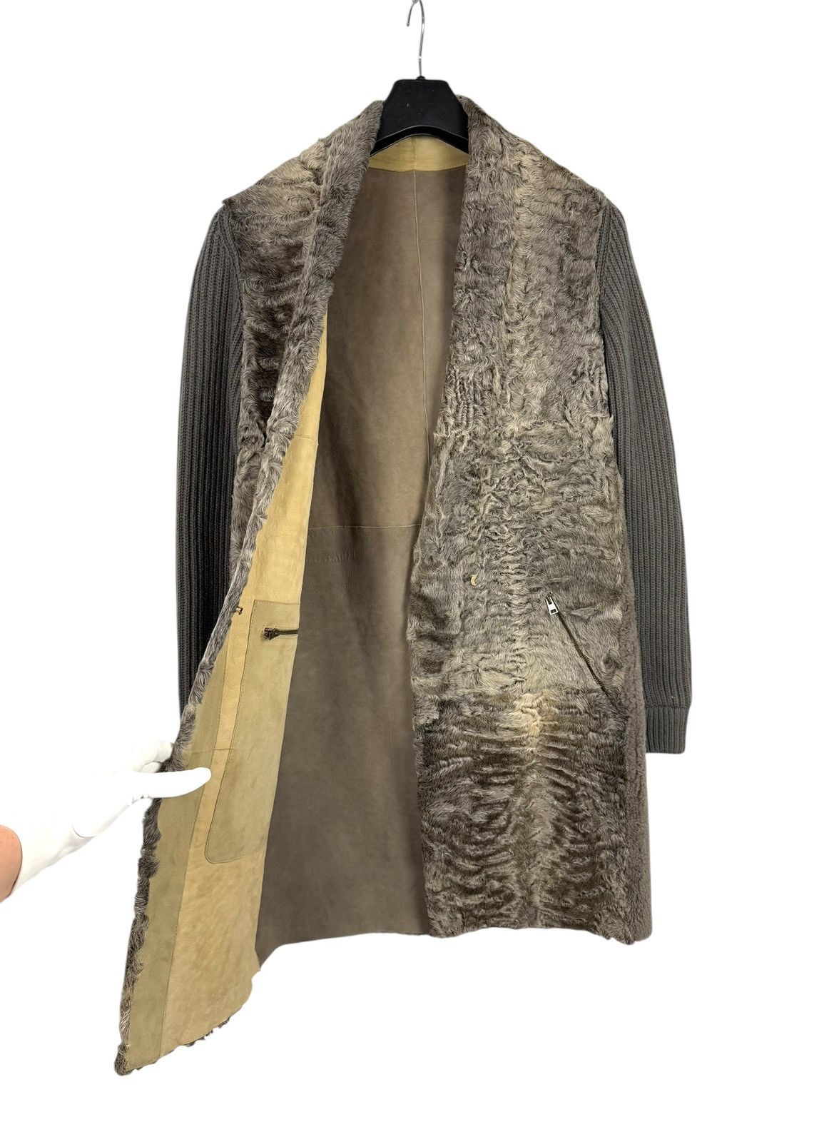 Other 32 Paradis Sprung Freres Real Lambskin Shearling Coat size S Size S / US 4 / IT 40 - 19 Thumbnail