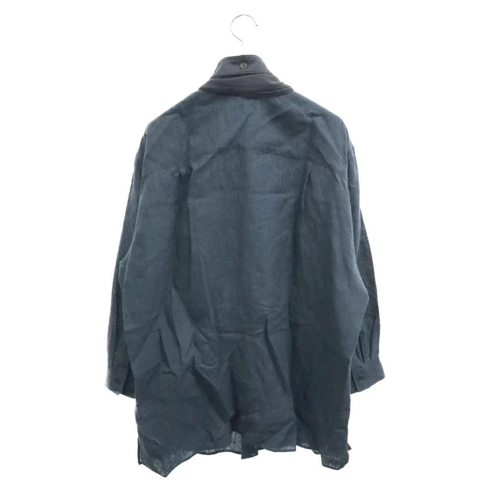 Yohji Yamamoto Yohji Yamamoto POUR HOMME 23SS Linen Long Sleeve Shirt Size US M / EU 48-50 / 2 - 2 Thumbnail