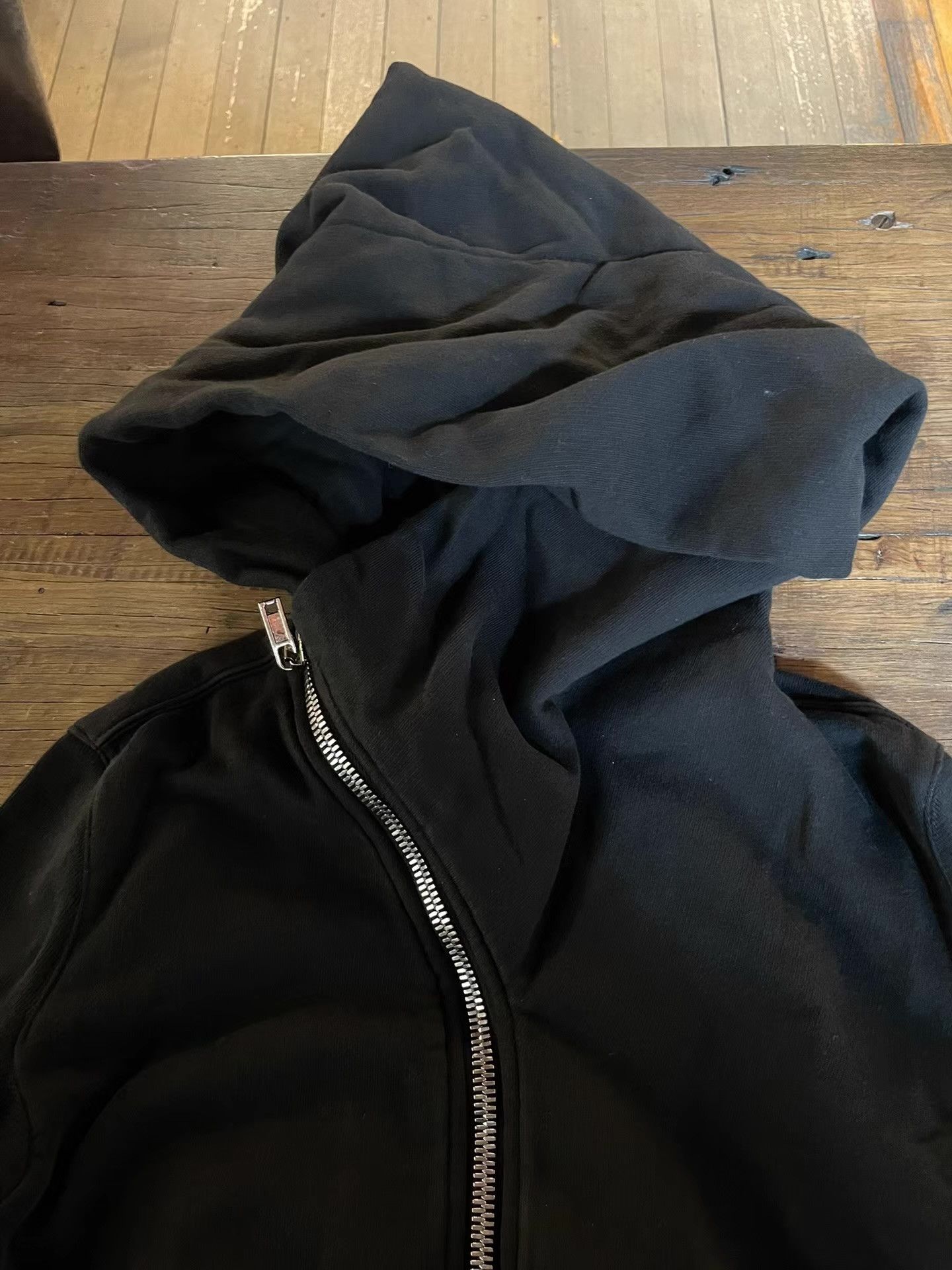 Rick Owens Drkshdw DRKSHDW 17SS Women's Black Mountain Hoodie Ｑ25 Size S / US 4 / IT 40 - 3 Thumbnail