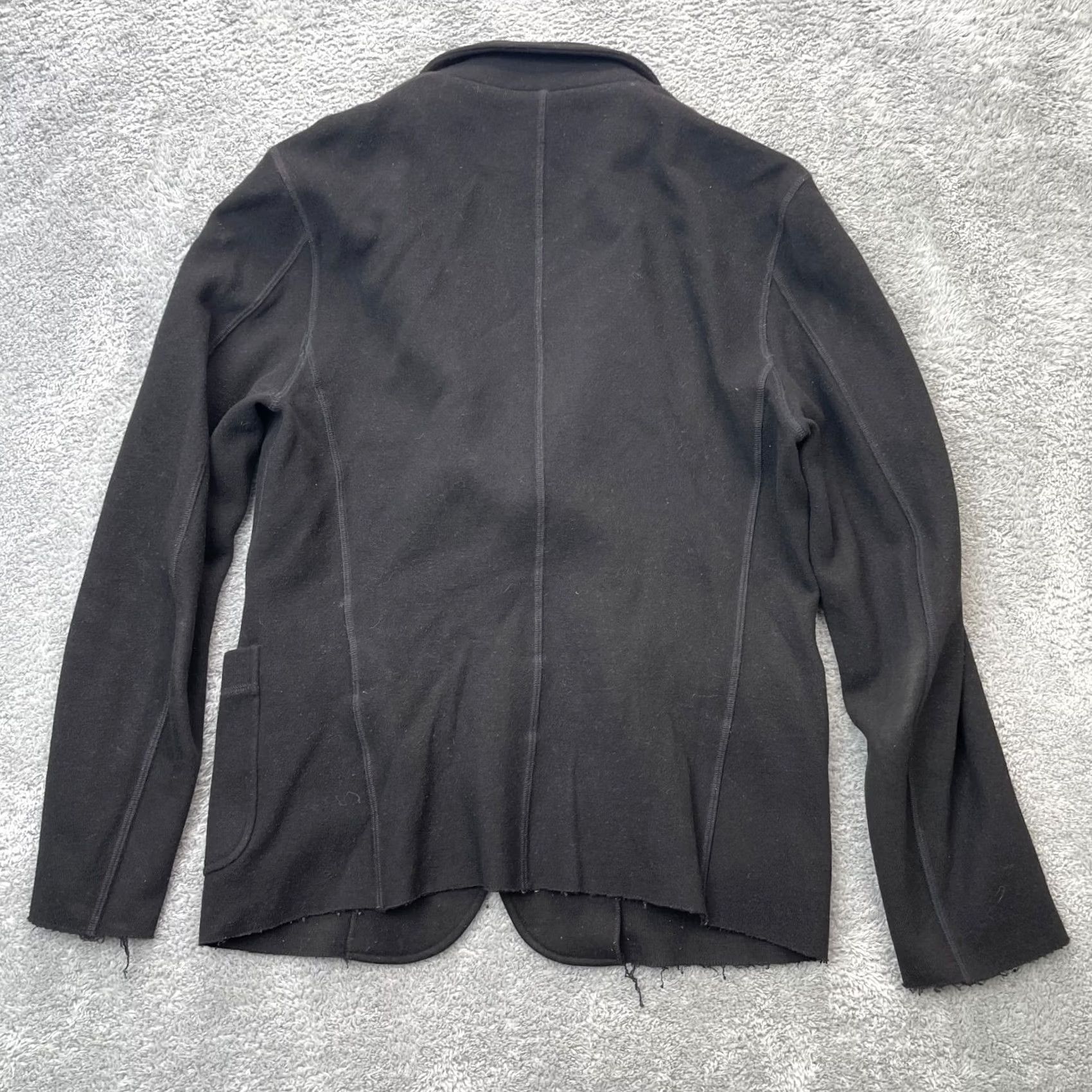 Tomas Maier Tomas Maier Blazer Mens Medium Black Wool Blend Single Breasted Italy Size 40R - 7 Thumbnail