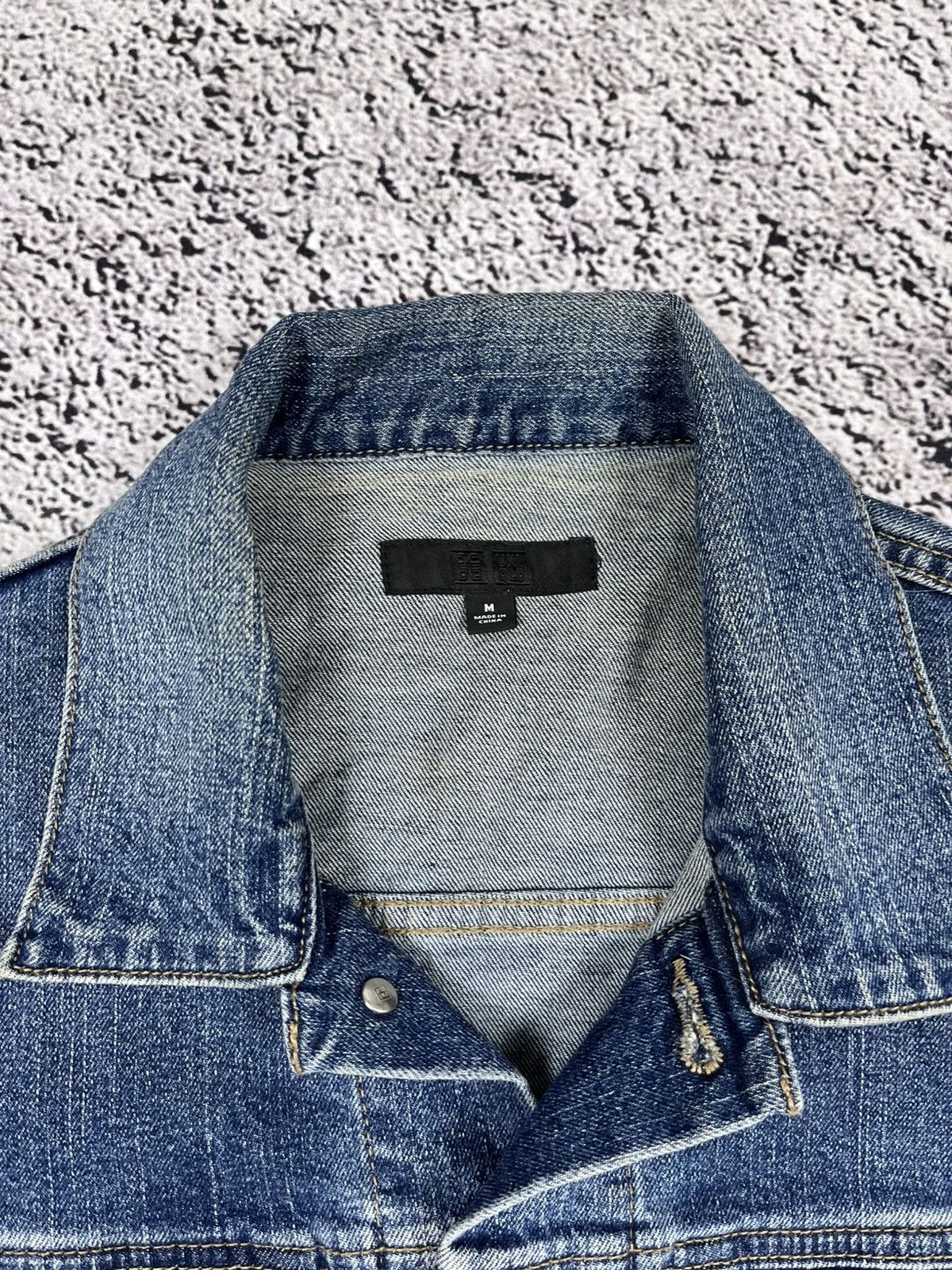 Uniqlo Vintage UNIQLO Denim Jacket Streetwear Size M / US 6-8 / IT 42-44 - 4 Thumbnail