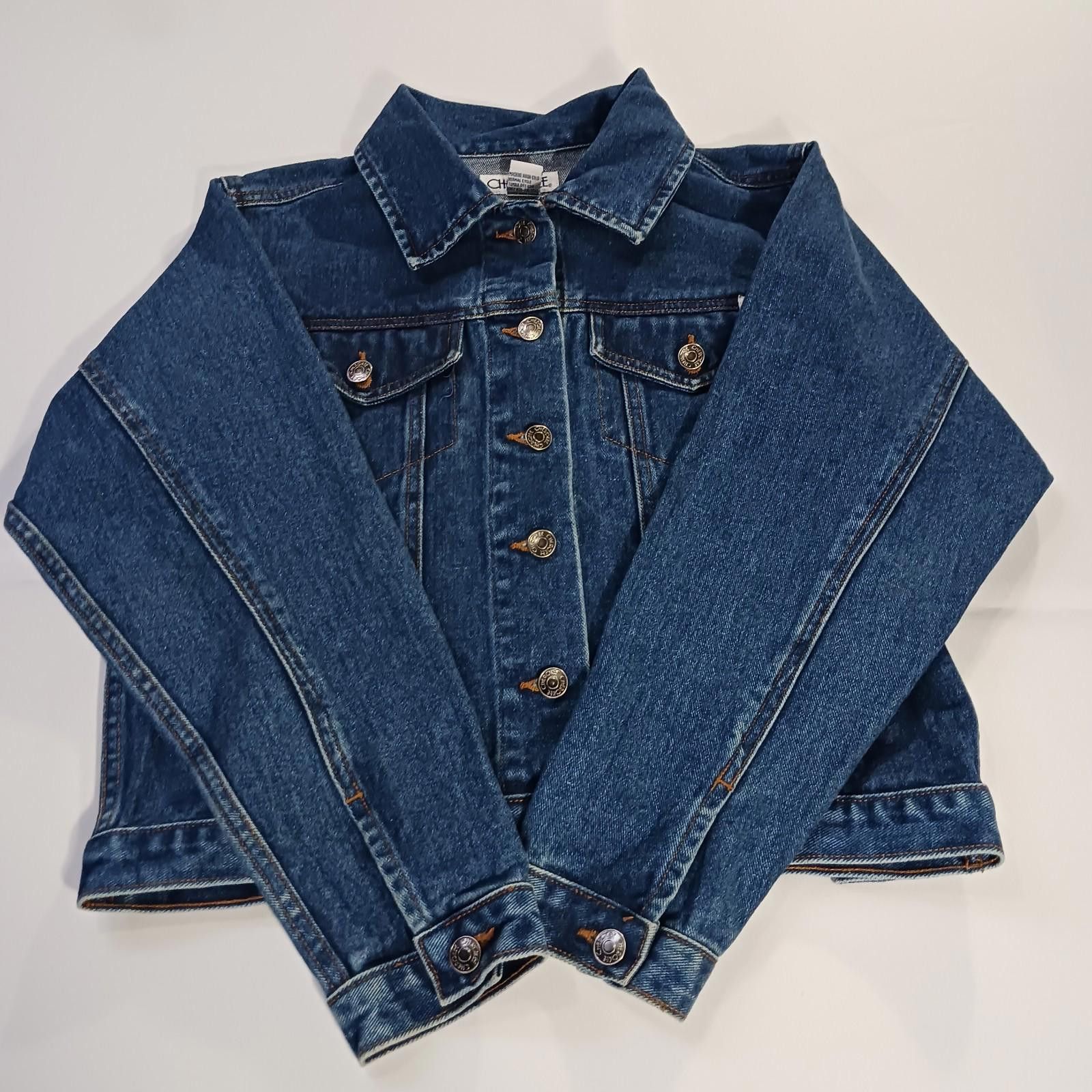 Cherokee Cherokee RN#17730 Women’s Blue Cotton Jacket Pockets Size XL Size XL / US 12-14 / IT 48-50 - 1 Thumbnail