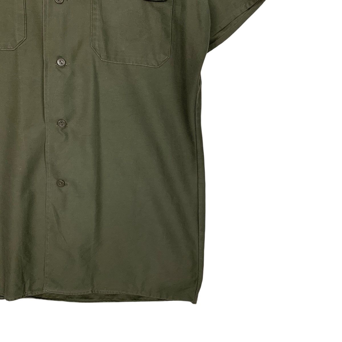 Vintage 80's R&A BECKER GmbH German Army Field Shirt #2726-C123 Size US L / EU 52-54 / 3 - 7 Thumbnail