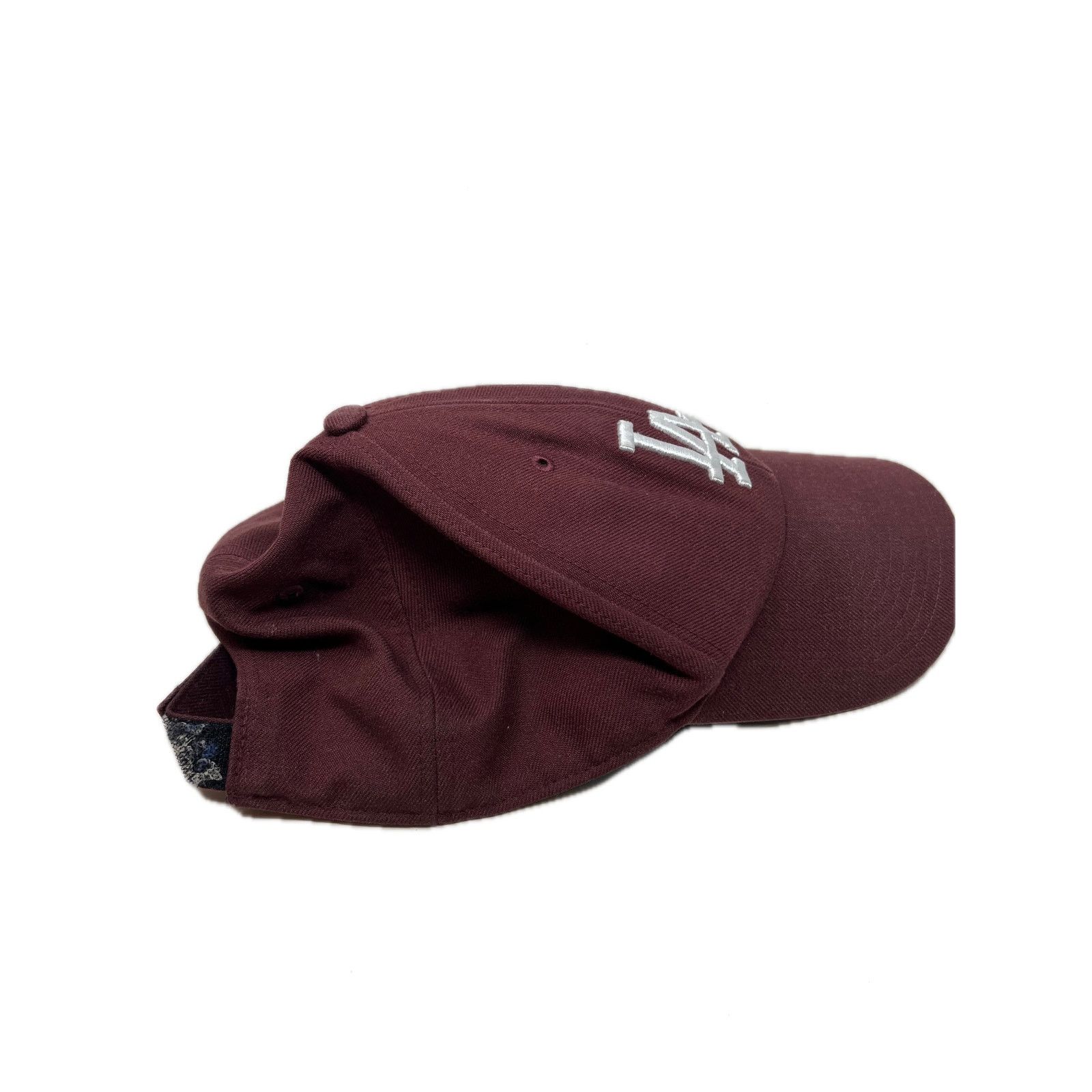 New Era New Era 47 MLB LA Dodgers Adjustable Burgundy Size ONE SIZE - 4 Thumbnail