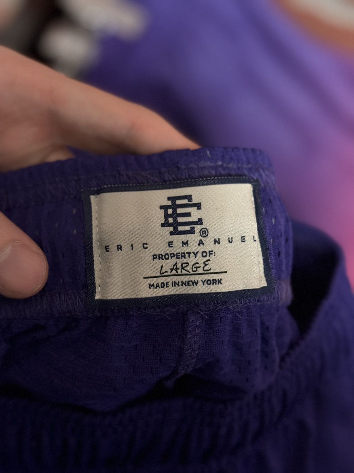 Eric Emanuel × Warren Lotas Eric Emanuel x Warren Lotas Mesh Shorts Purple Size L (NEW) Size US 31 - 9 Thumbnail
