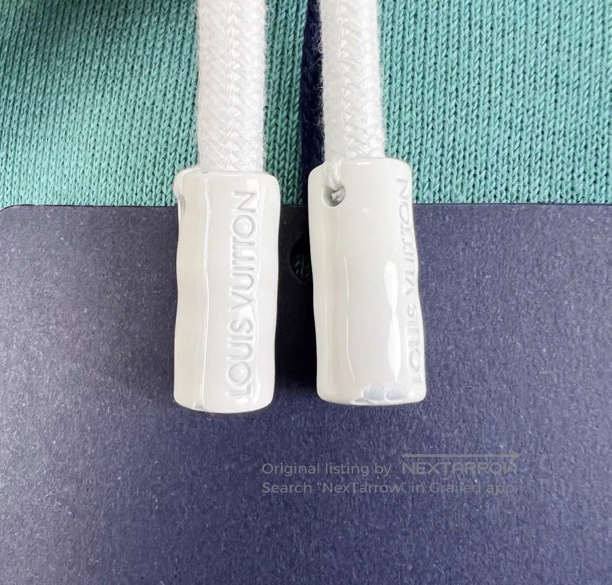 Louis Vuitton Green XXL Hoodie with Drawstrings and Front Pocket. Size US XXL / EU 58 / 5 - 7 Thumbnail