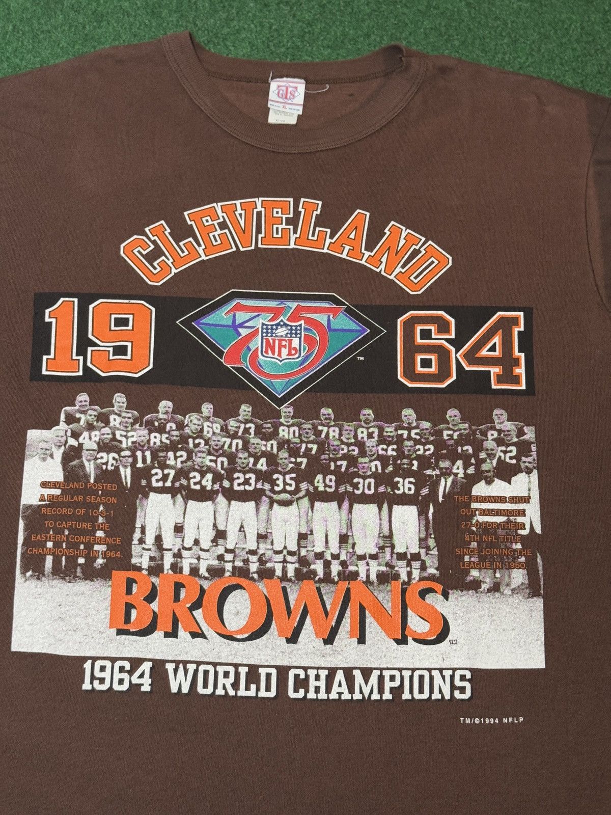 Vintage Vintage 90s Cleveland Browns RARE Retro Football T Shirt Size US L / EU 52-54 / 3 - 2 Thumbnail