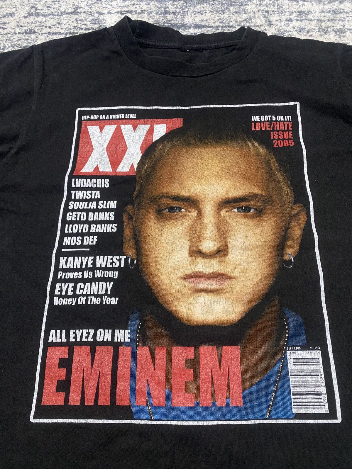 Eminem Eminem magazine newspaper vintage tee y2k Size US M / EU 48-50 / 2 - 4 Thumbnail