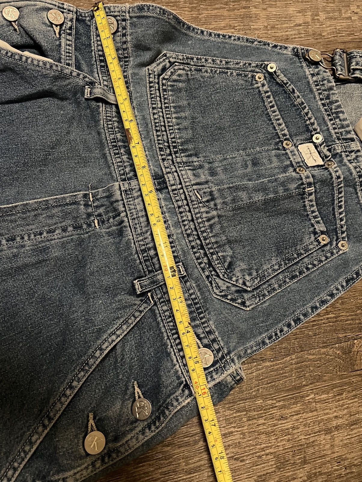 Vintage Vintage Calvin Klein Jeans Denim Overalls Size Medium Size US 33 - 7 Thumbnail