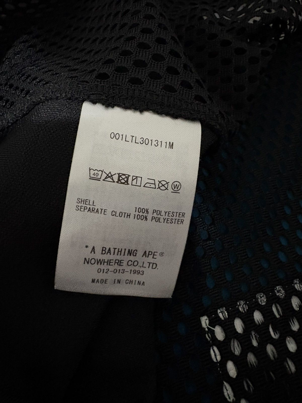 Bape BAPE Line Camo Multilogo Relaxed Fit Football Jersey 'Black' Size US S / EU 44-46 / 1 - 5 Thumbnail