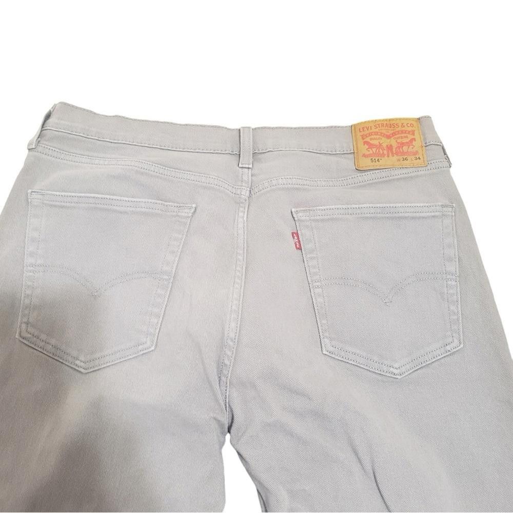 Levi's Levi’s Men’s 514 straight Fit Cut Jeans 36 X 34 Size US 36 / EU 52 - 3 Thumbnail