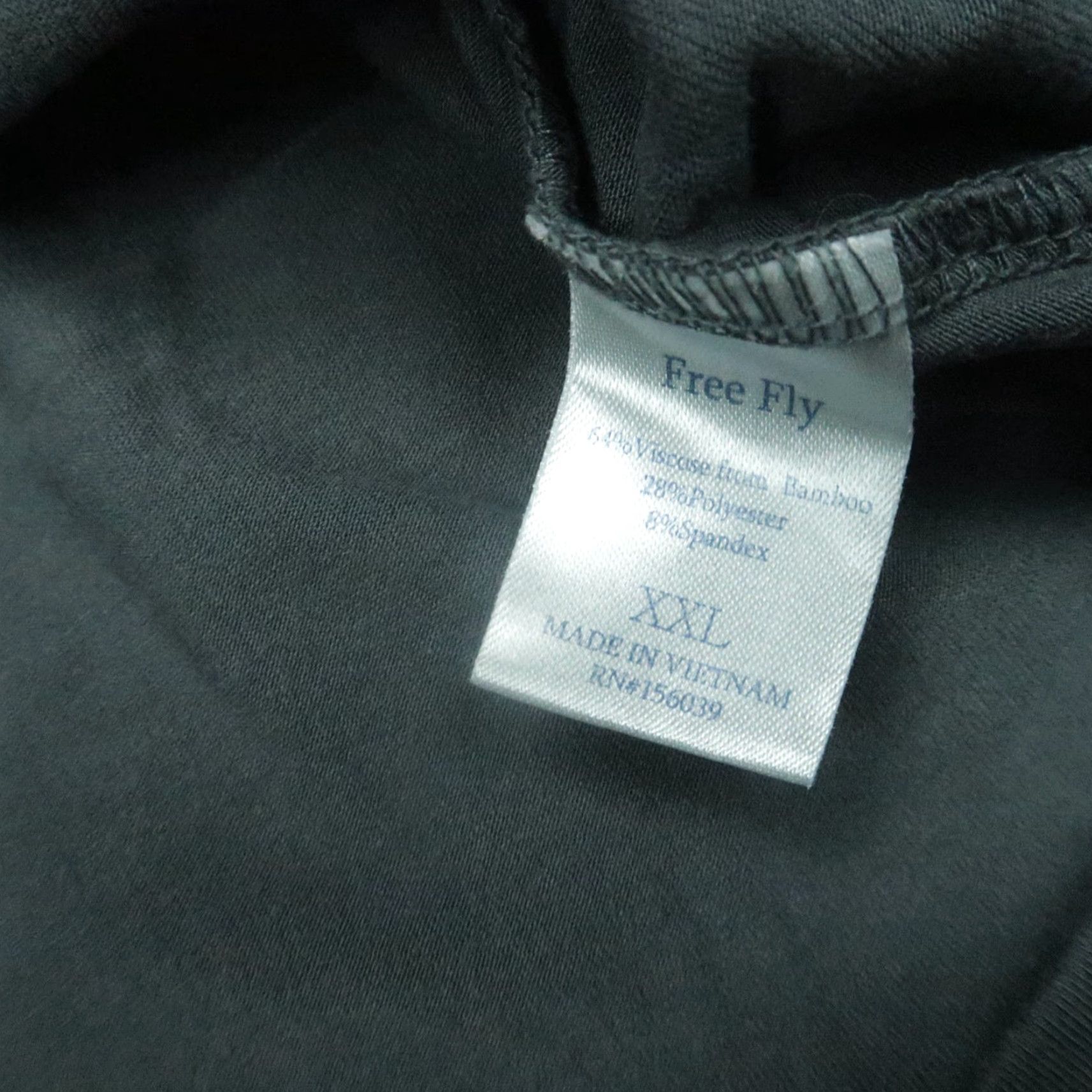 Vintage Free Fly Pullover Shirt Mens 2XL Gray 1/4 Zip Performance Bamboo Long Sleeve Running Golf Hiking Activewear Size US XXL / EU 58 / 5 - 4 Thumbnail