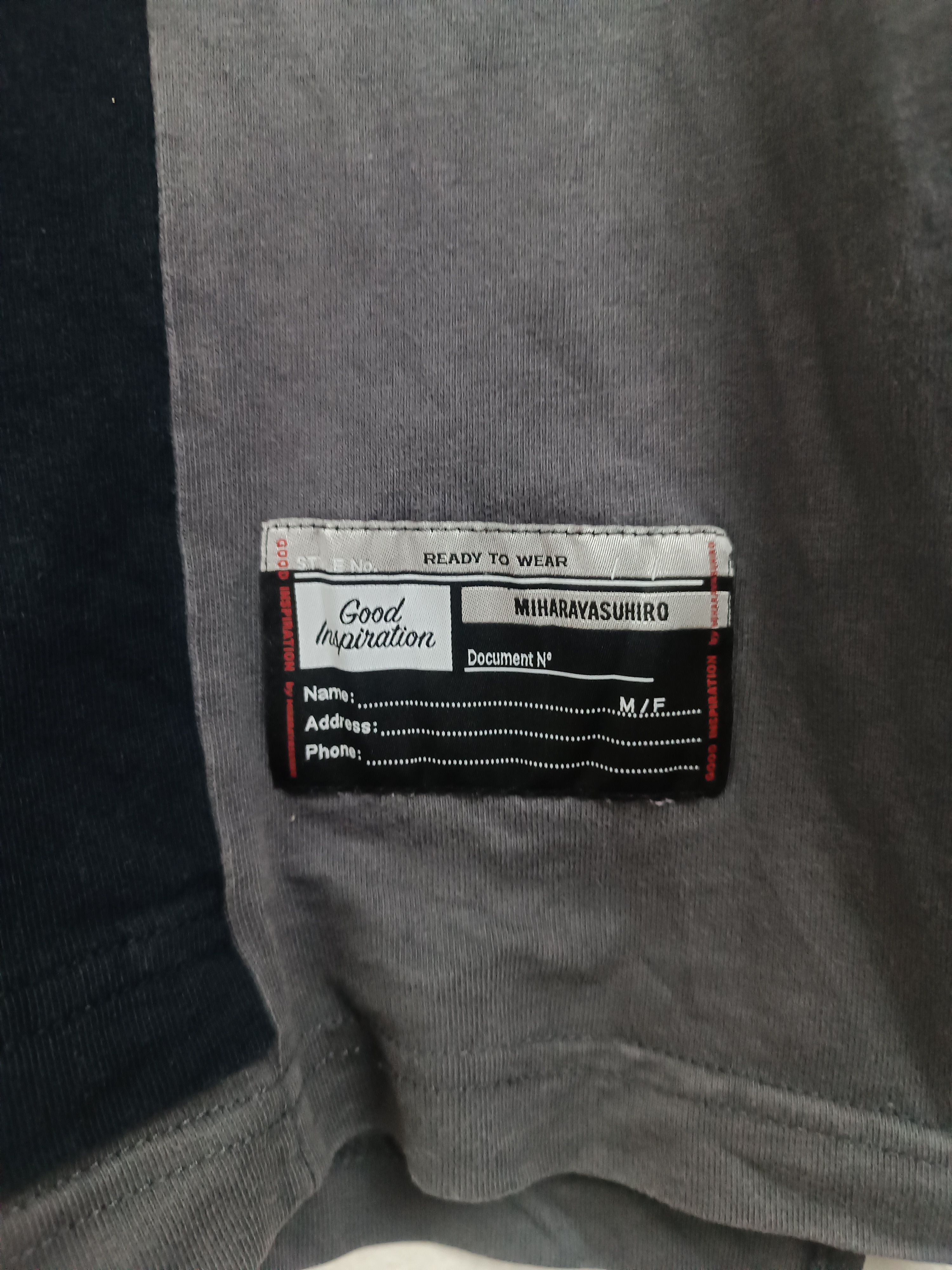 Maison MIHARA YASUHIRO VINTAGE MIHARA YASUHIRO GOOD INSPIRATION SMILEY Ts VERY RARE Size US XL / EU 56 / 4 - 10 Thumbnail