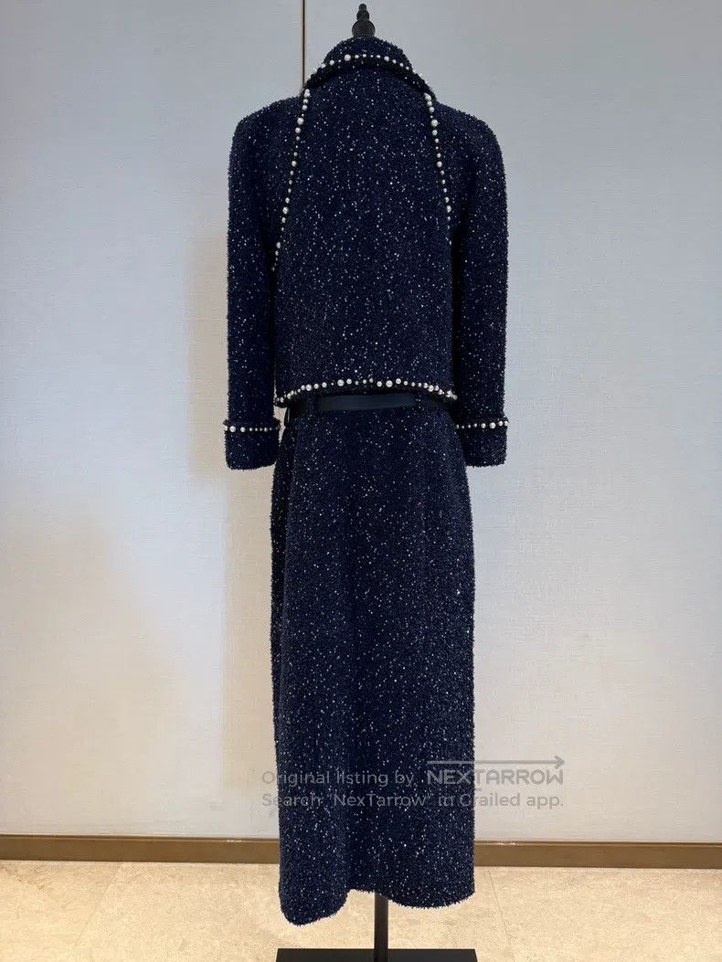 Chanel Chanel Ground control series dark blue colour sequin braid Size 24" / US 00 / IT 34 - 2 Thumbnail