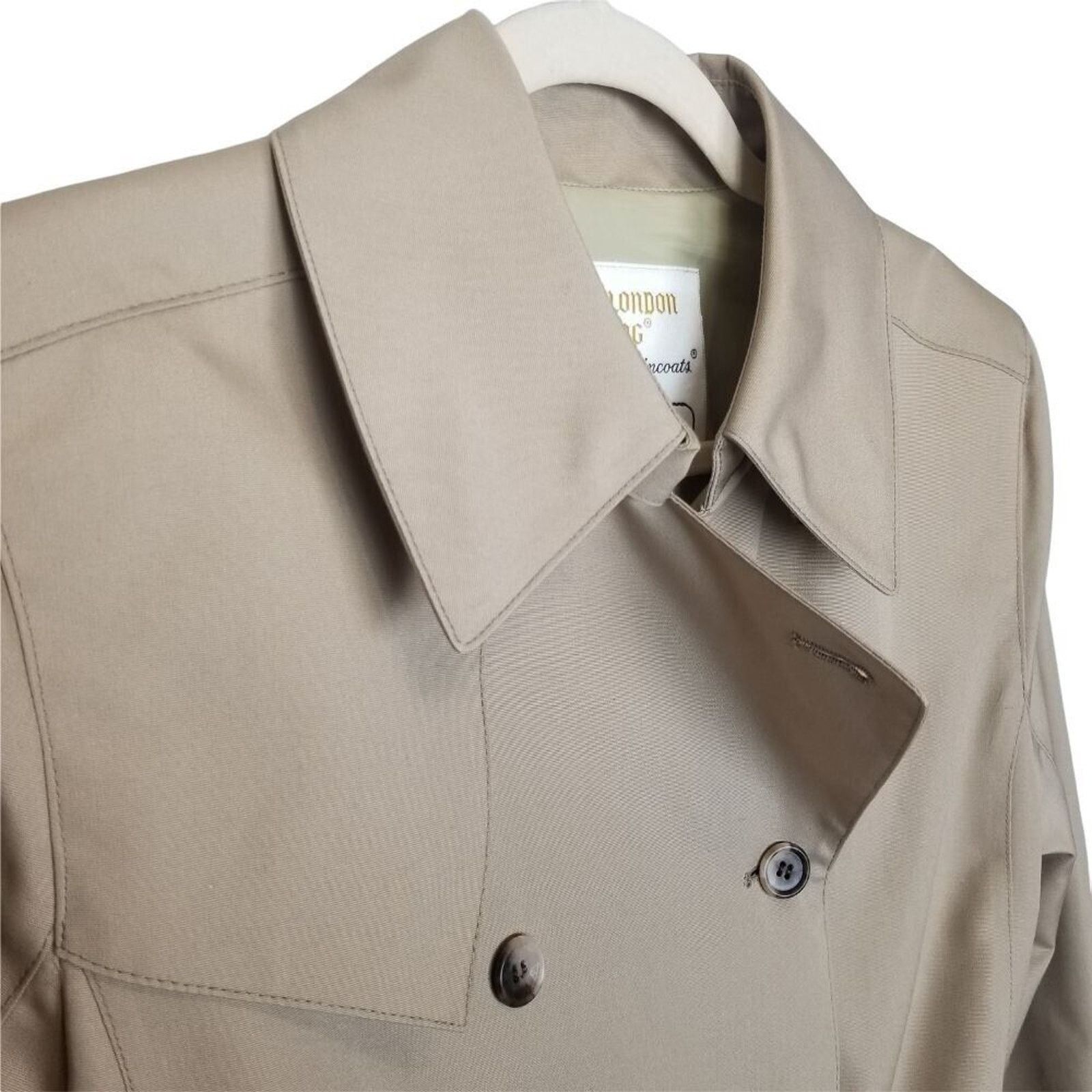 London Fog Vintage London Fog Womens Trench Coat Size 16.5 Maincoat Size XL / US 12-14 / IT 48-50 - 5 Thumbnail