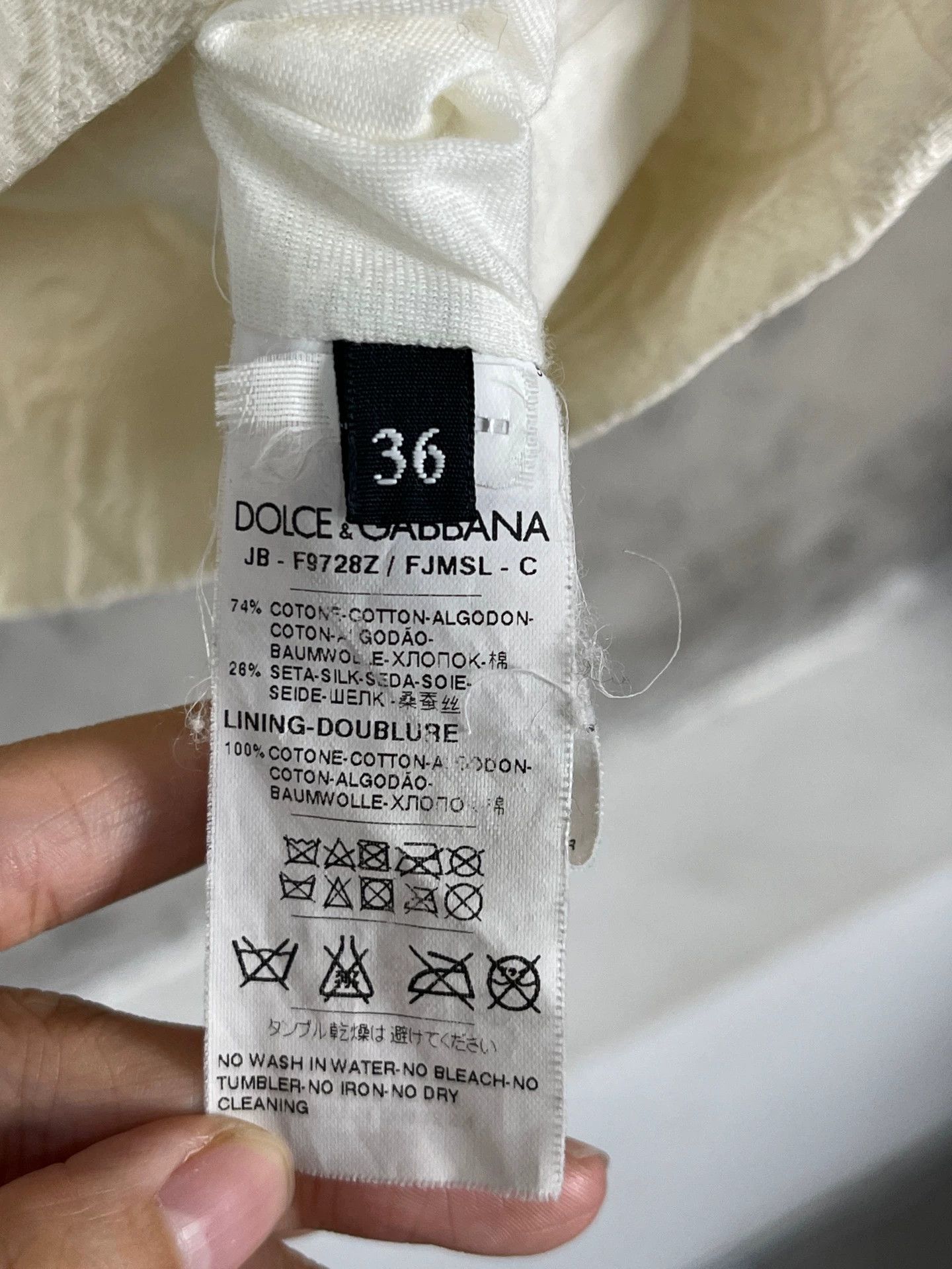 Dolce & Gabbana Dolce&Gabbana craft short sleeve 36 new flaws Size XS / US 0-2 / IT 36-38 - 8 Thumbnail