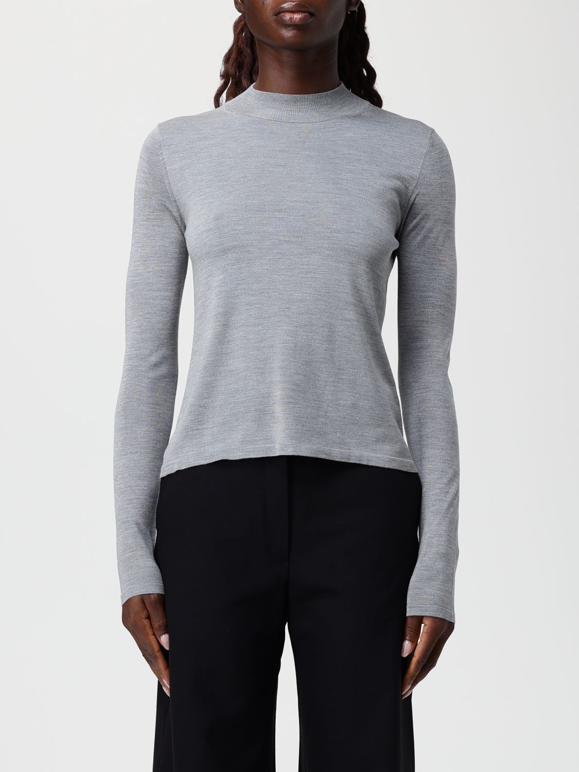Max Mara Max Mara Sweater Woman Grey Size XL / US 12-14 / IT 48-50 - 1 Thumbnail
