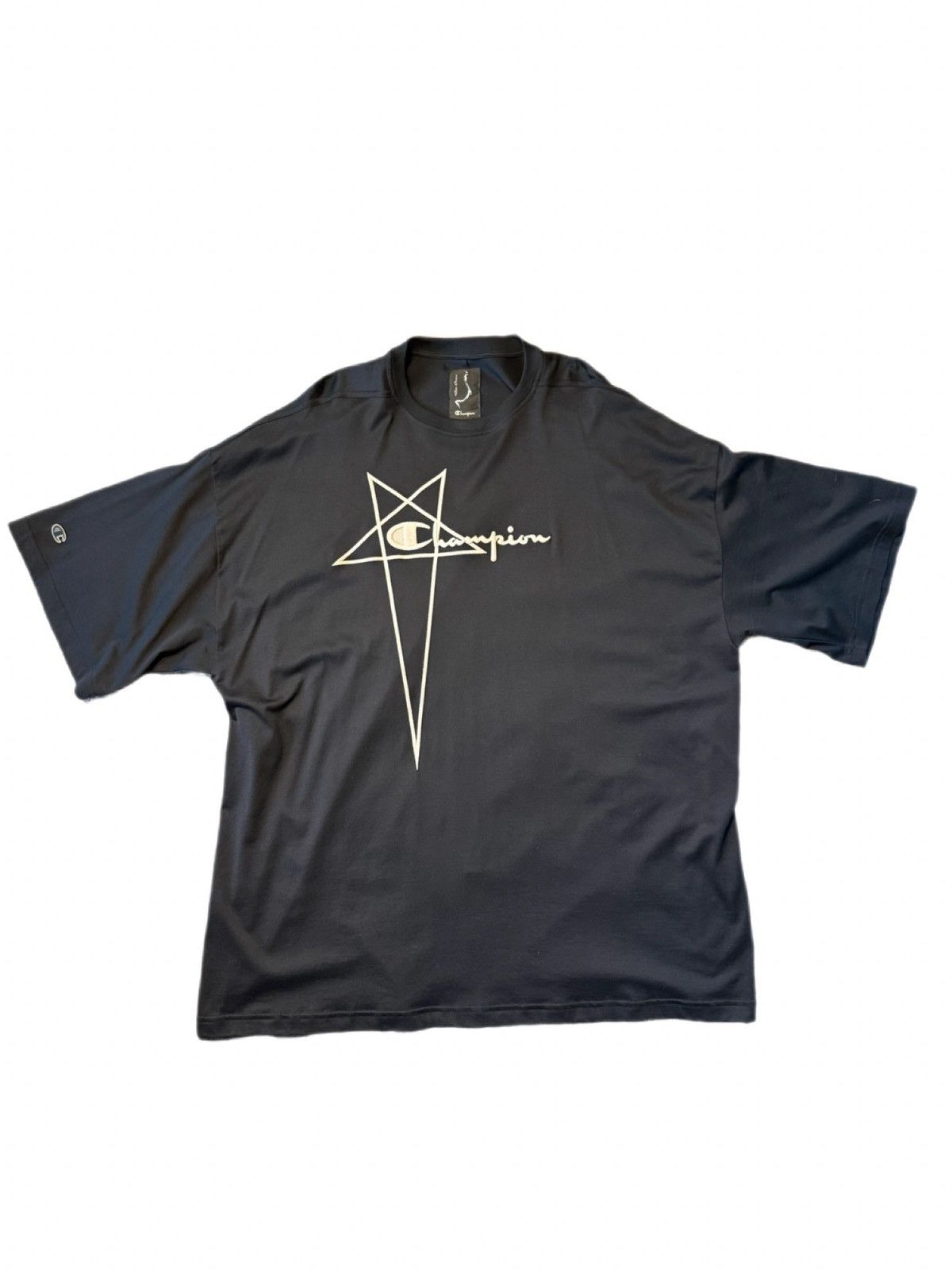 Rick Owens x Champion Collab Pentagram Tee