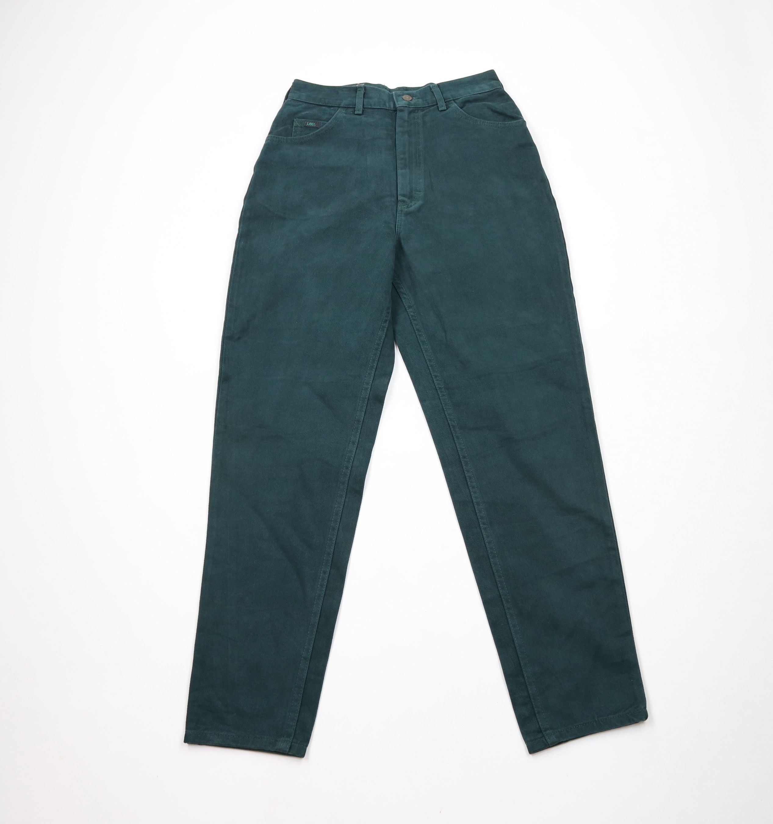 Lee × Vintage Deadstock Vintage 90s Lee Tapered Leg Denim Jeans Green USA Size 34" / US 12 / IT 48 - 1 Thumbnail