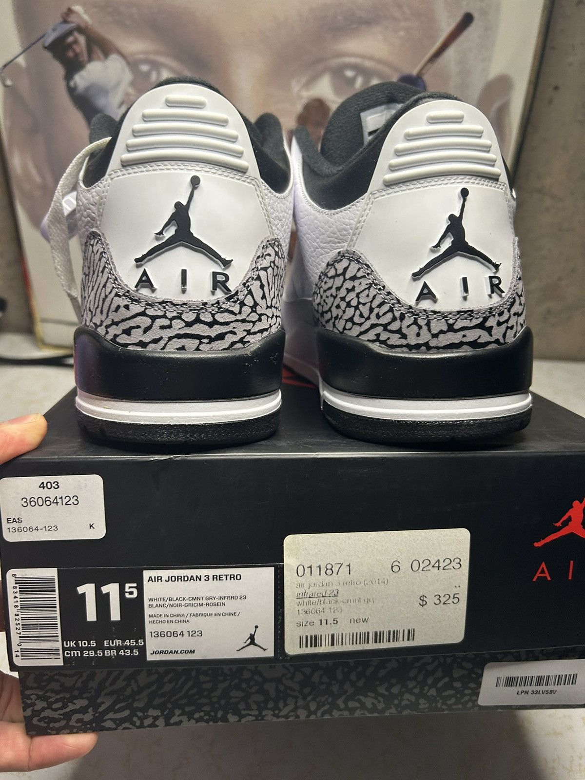 Jordan 3 Retro infrared 23