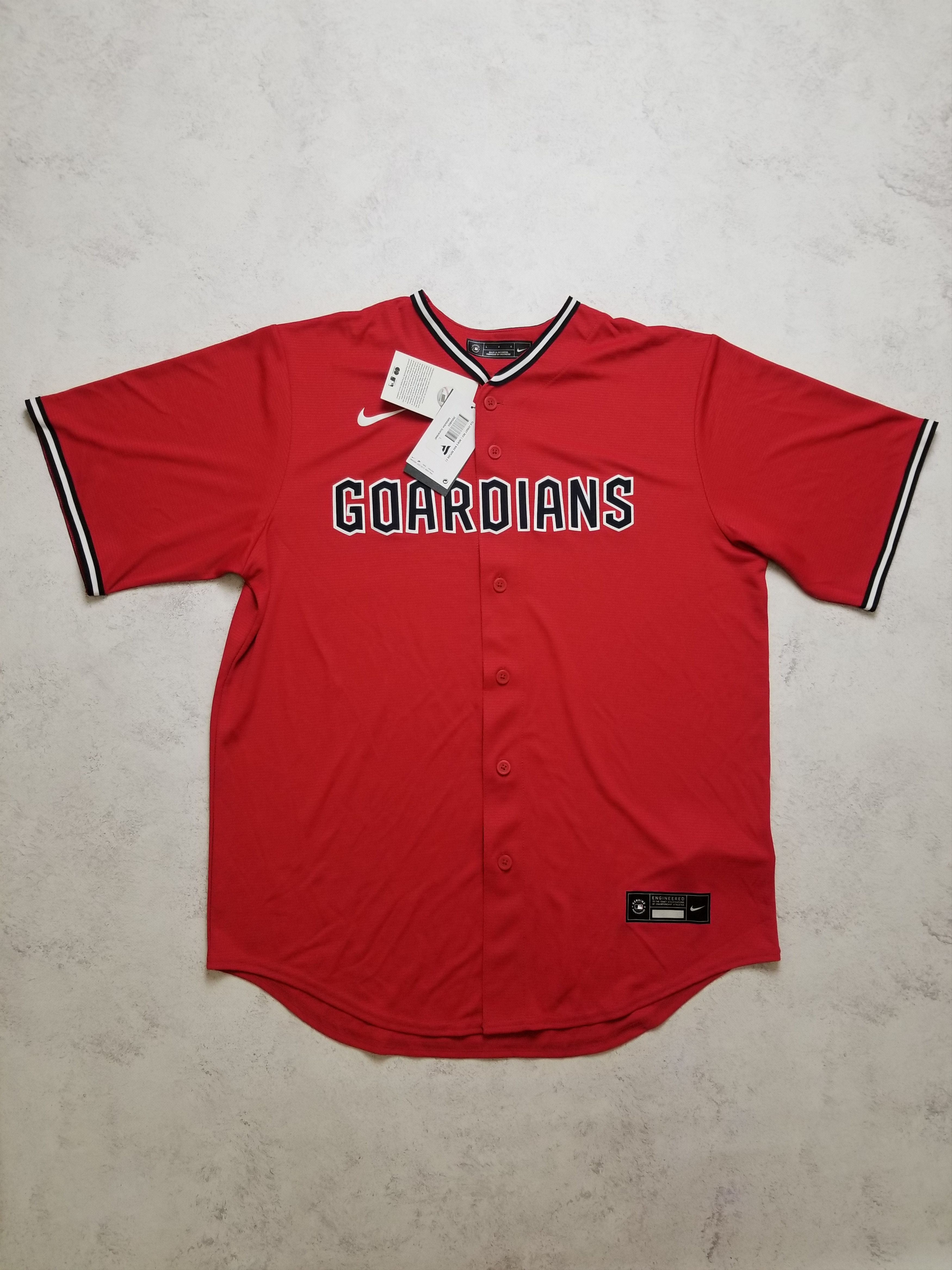Nike Nike Cleveland Guardians Replica 2.0 Alternate Blank Jersey Size US L / EU 52-54 / 3 - 1 Thumbnail