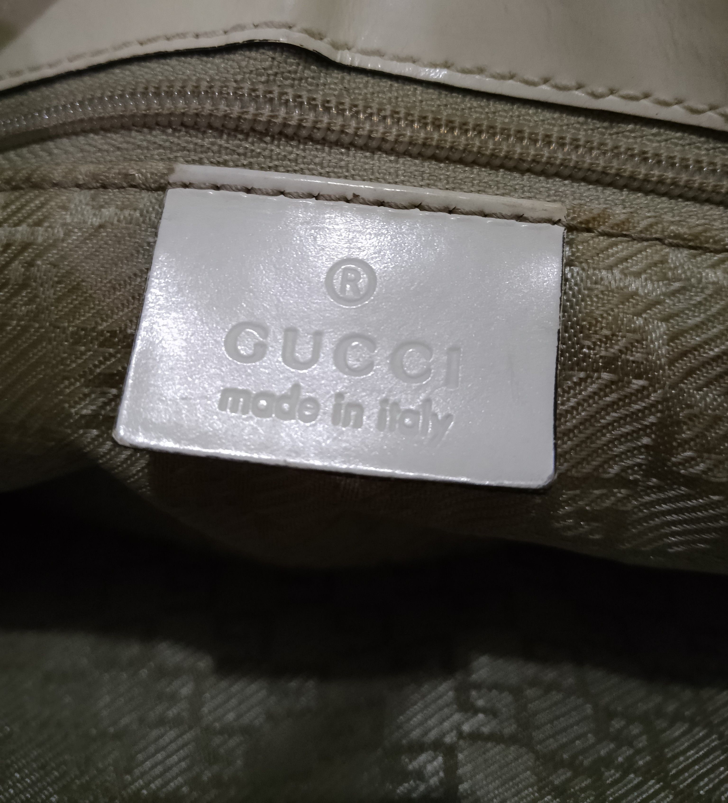 Gucci Gucci white patent jackie leather handbag Size ONE SIZE - 20 Thumbnail