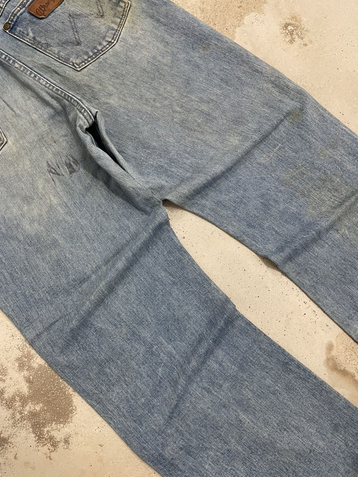 Wrangler Defect Rare Vintage Wrangler Scovill Button Japan Size US 34 / EU 50 - 14 Thumbnail