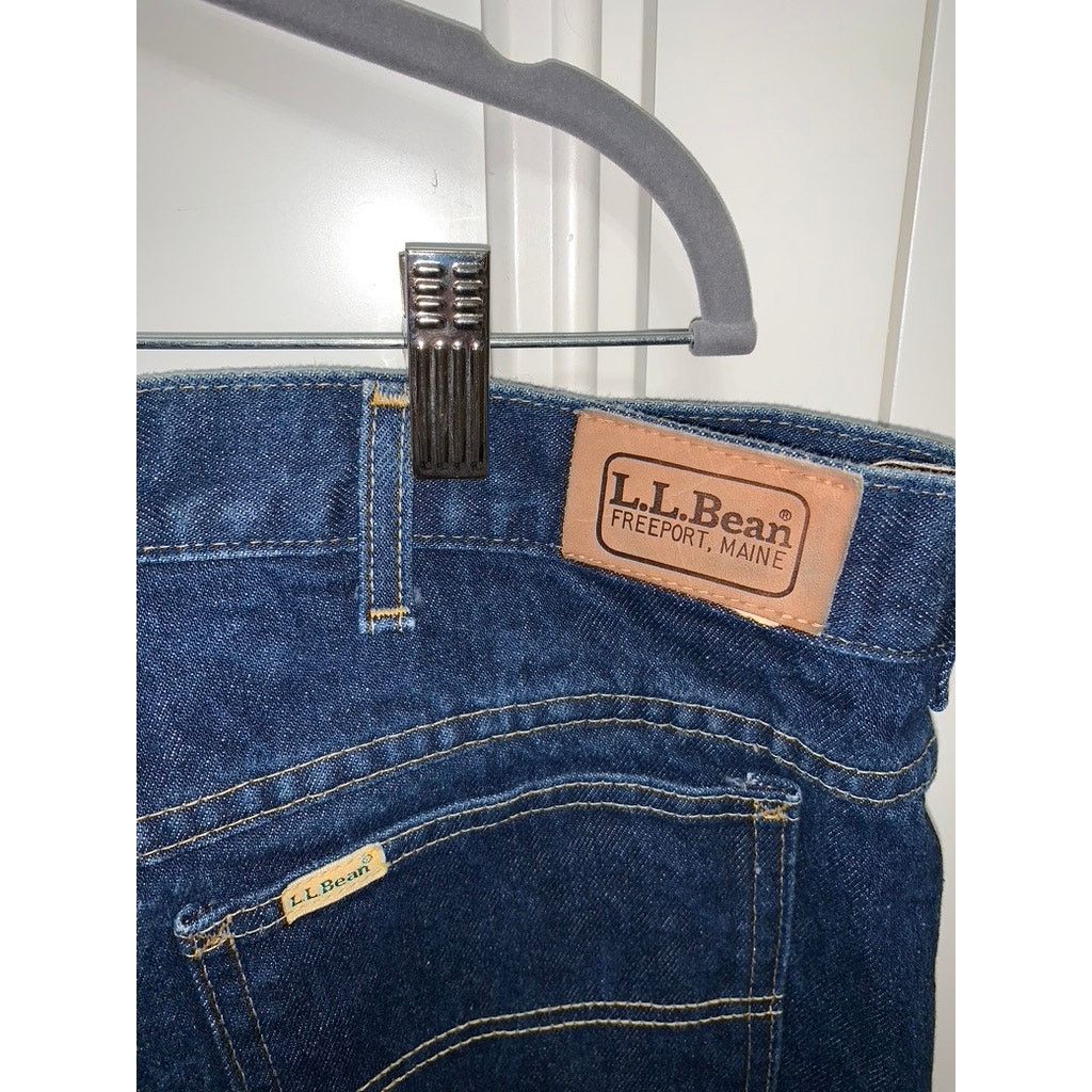 L.L. Bean L.L. Bean Men's Classic Fit Straight Jeans Blue Size 44x30 Size US 44 / EU 60 - 4 Thumbnail