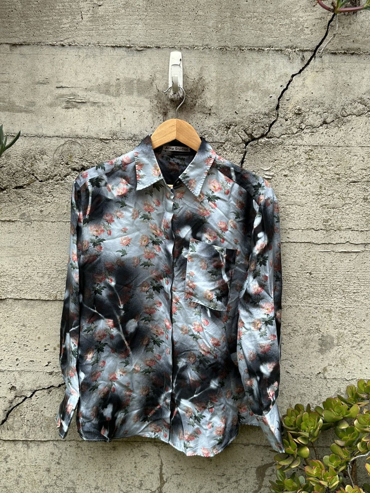 Acne Studios RARE GRAIL Acne Studios burnt rose water button up shirt Size US L / EU 52-54 / 3 - 3 Thumbnail
