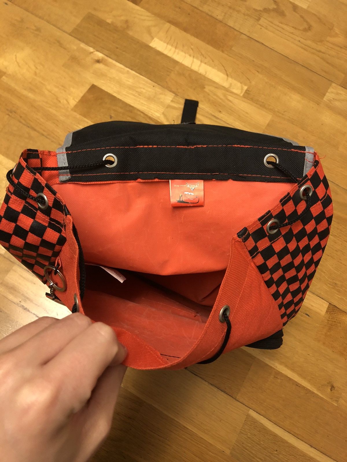 Disney CARS MOVIE RARE DISNEY PIXAR VINTAGE OFFICIAL BACKPACK BAG Size ONE SIZE - 5 Thumbnail