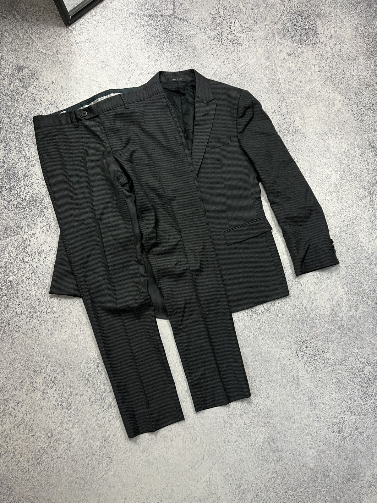 Emporio Armani Vintage Emporio Armani David Line Wool 130’s Women’s Suit Size L / US 10 / IT 46 - 1 Thumbnail