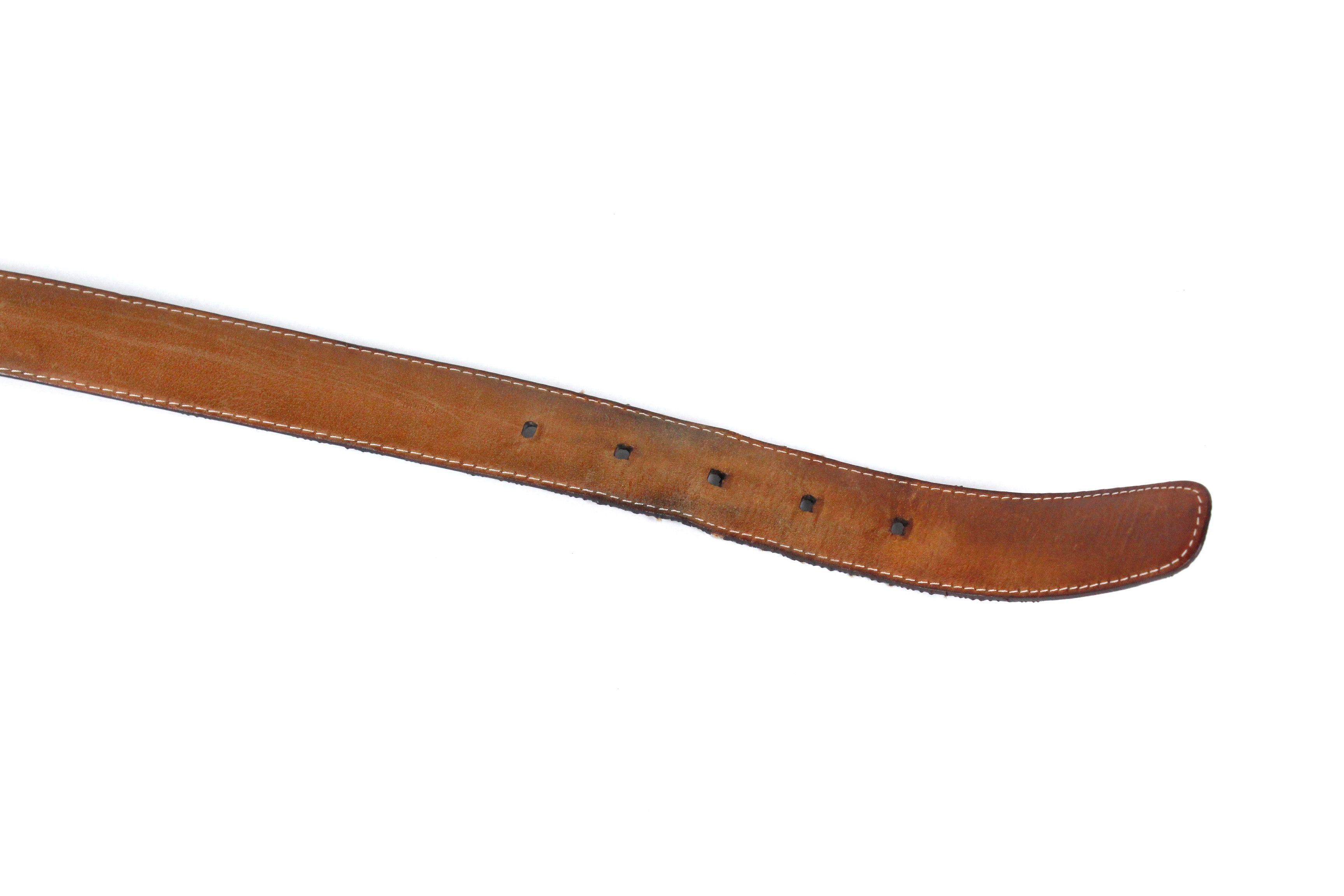 Louis Vuitton Louis Vuitton Damier Ebene Logo Monogram Leather Belt Size ONE SIZE - 8 Thumbnail