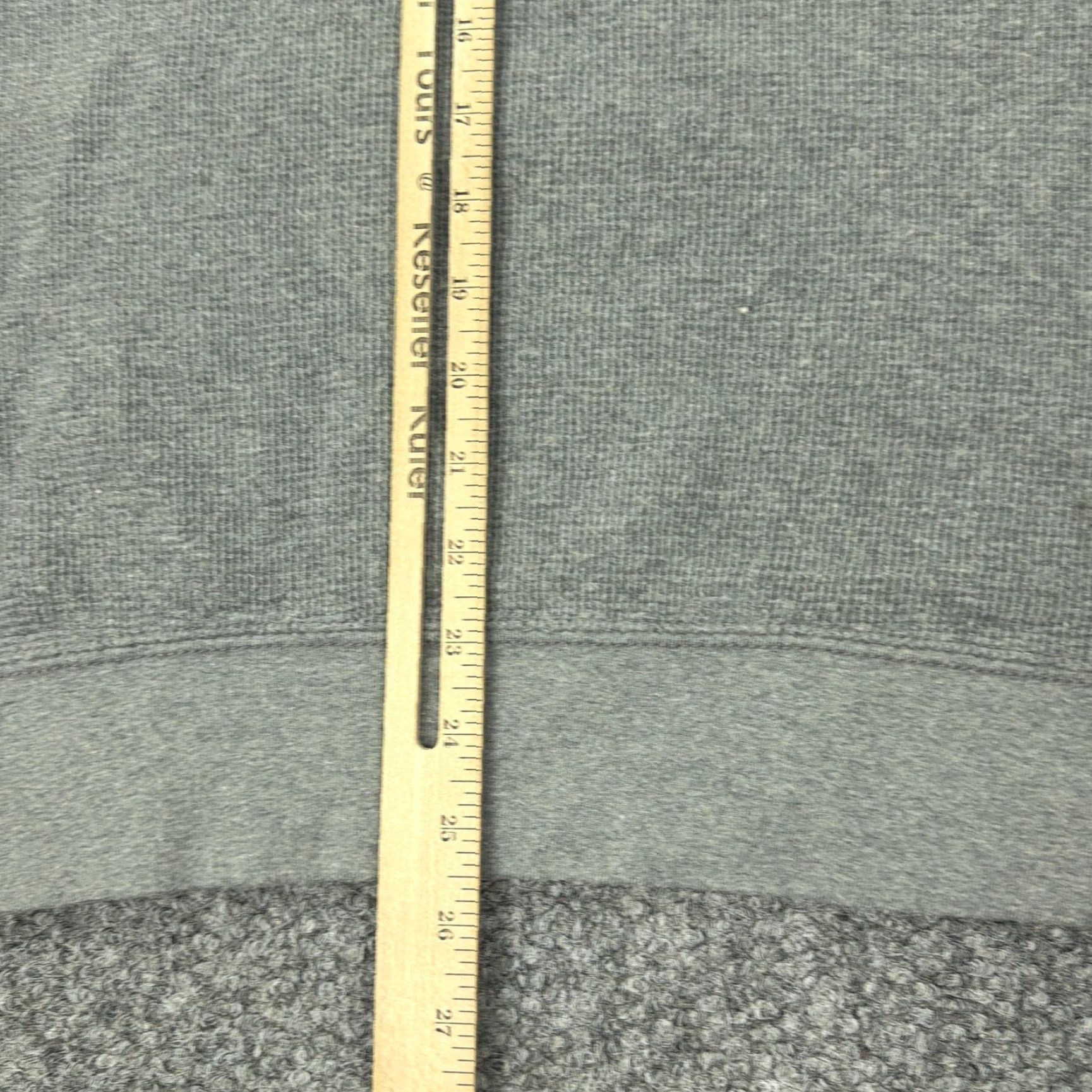 Gap GAP Mens XL Gray Cotton Wool V Neck Waffle Knit Pullover Sweater Casual Warm Size US XL / EU 56 / 4 - 5 Thumbnail